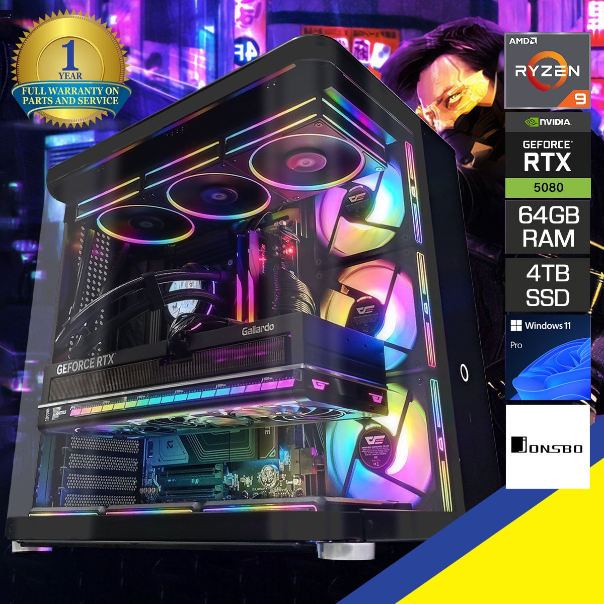 ultra-tk-2-black-desktop-gaming-pc-ryzen-9-9900x-64gb-ram-4tb-ssd-rtx-5080-windows-11-pro