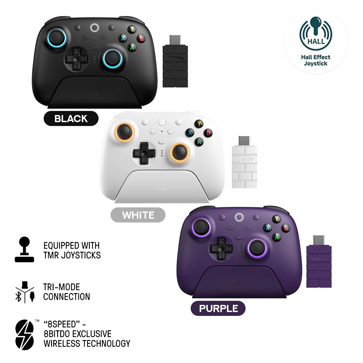 8bitdo-ultimate-2-wireless-controller-with-tmr-joysticks-switchable-hall-effect-tactile-triggers-rgb-fire-ring-8speed-wireless-tech-with-charging-dock-for-windows-android