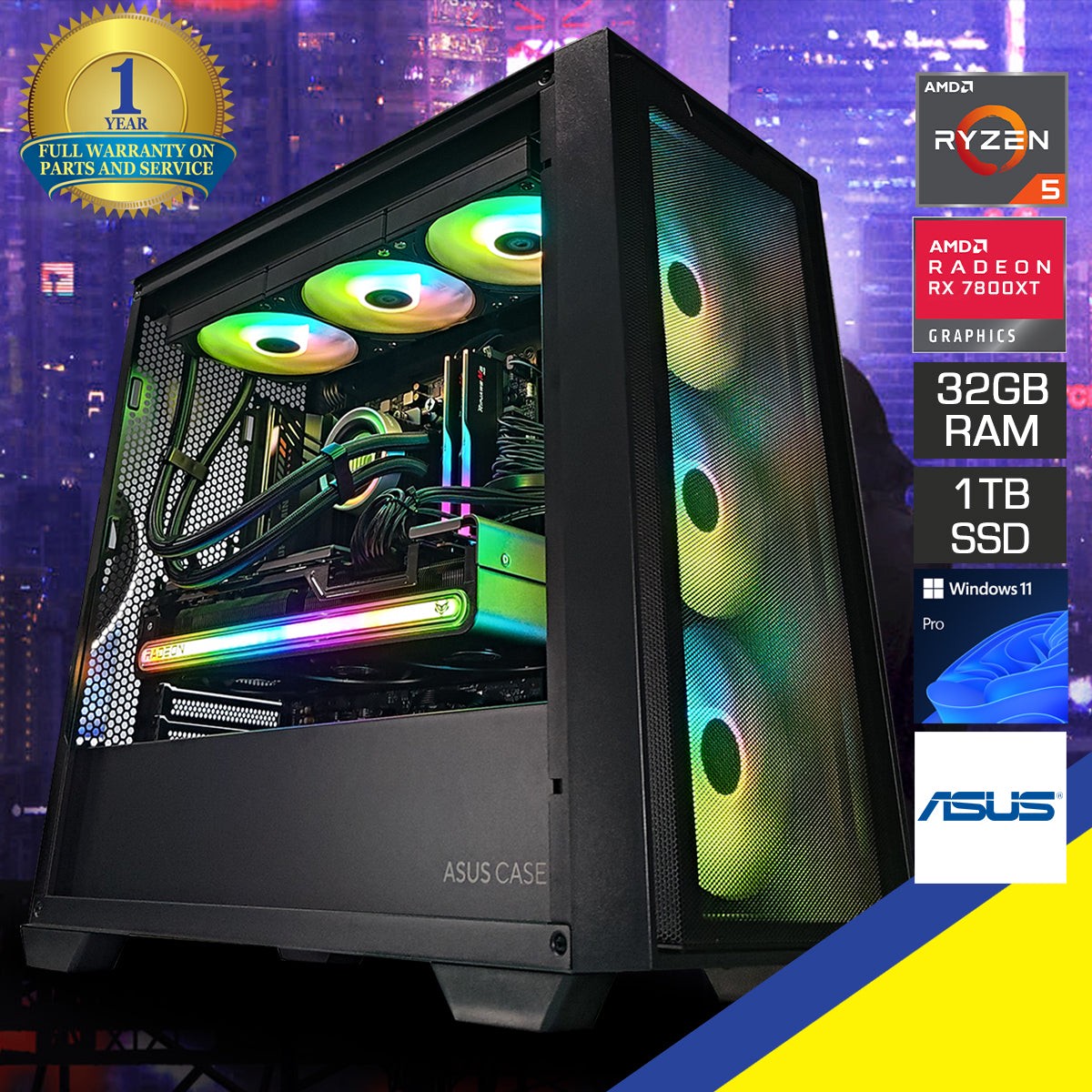 aurora-a21-black-desktop-gaming-pc-amd-ryzen-5-7600-32gb-ram-1tb-ssd-rx-7800-xt-windows-11-pro