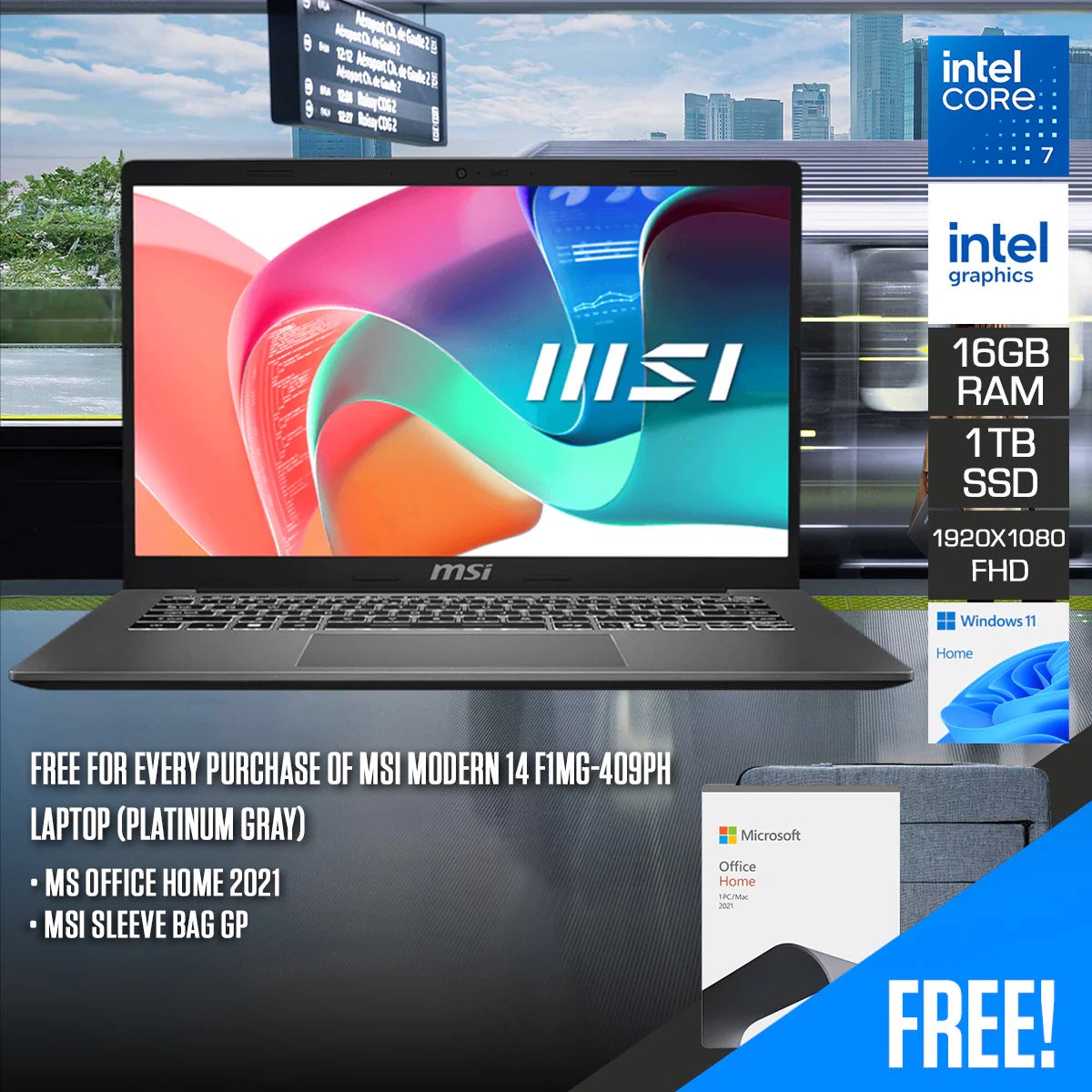 msi-modern-14-f1mg-409ph-laptop-platinum-gray-14-fhd-1920x1080-intel-core-7-150u-16gb-ram-1tb-ssd-intel-graphics-windows-11-home-ms-office-home-2021-msi-sleeve-bag-gp