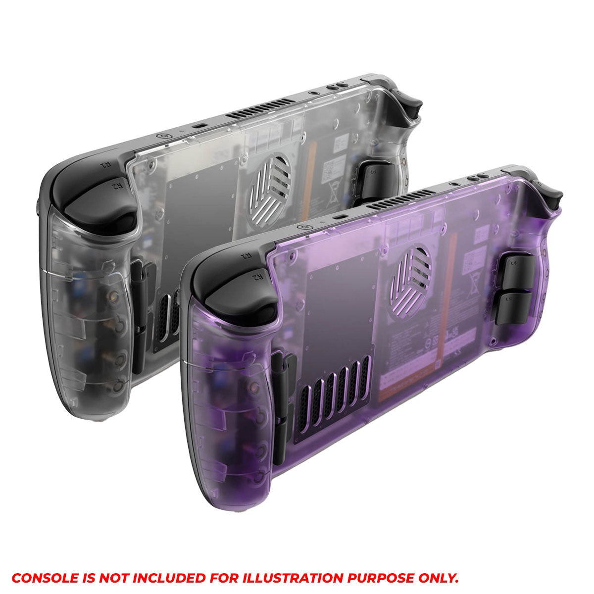 jsaux-transparent-back-plate-for-steam-deck-steam-deck-oled-clear-black-clear-purple-pc0106d