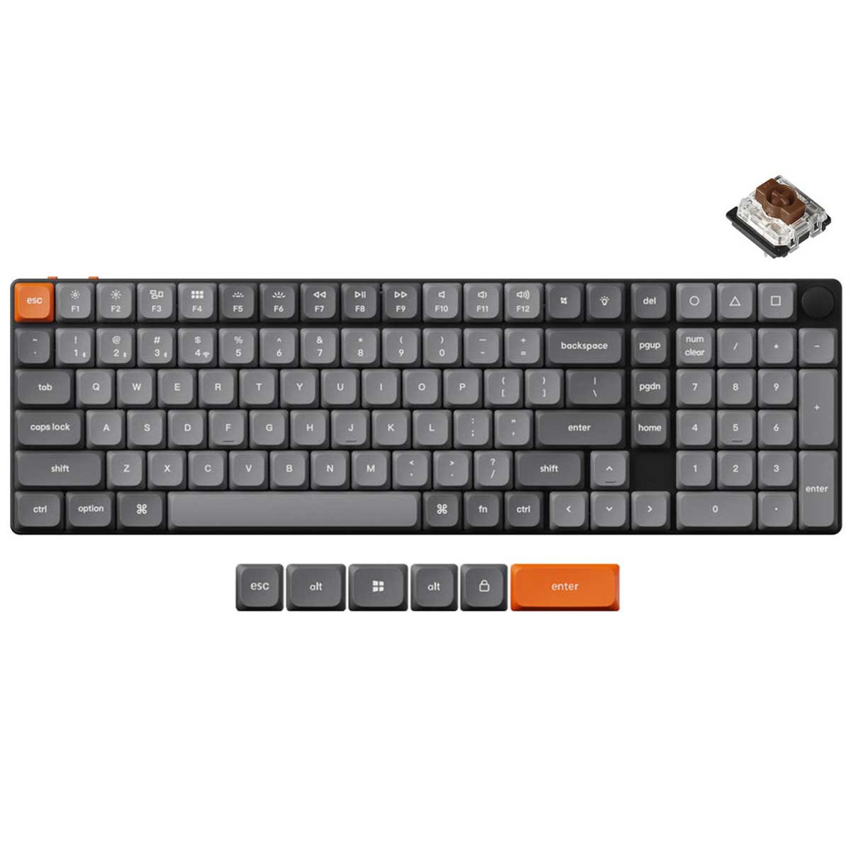 keychron-k17-max-qmk-white-backlight-wireless-custom-mechanical-keyboard-low-profile-gateron-mechanical-brown-switch-k17m-a3
