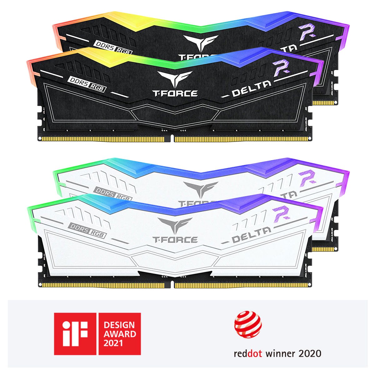 teamgroup-t-force-delta-rgb-ddr5-64gb-2x32gb-6000mhz-cl38-46-46-76-1-35v-gaming-desktop-memory-black-white-ff3d564g6000hc38gdc01-ff4d564g6000hc38gdc01