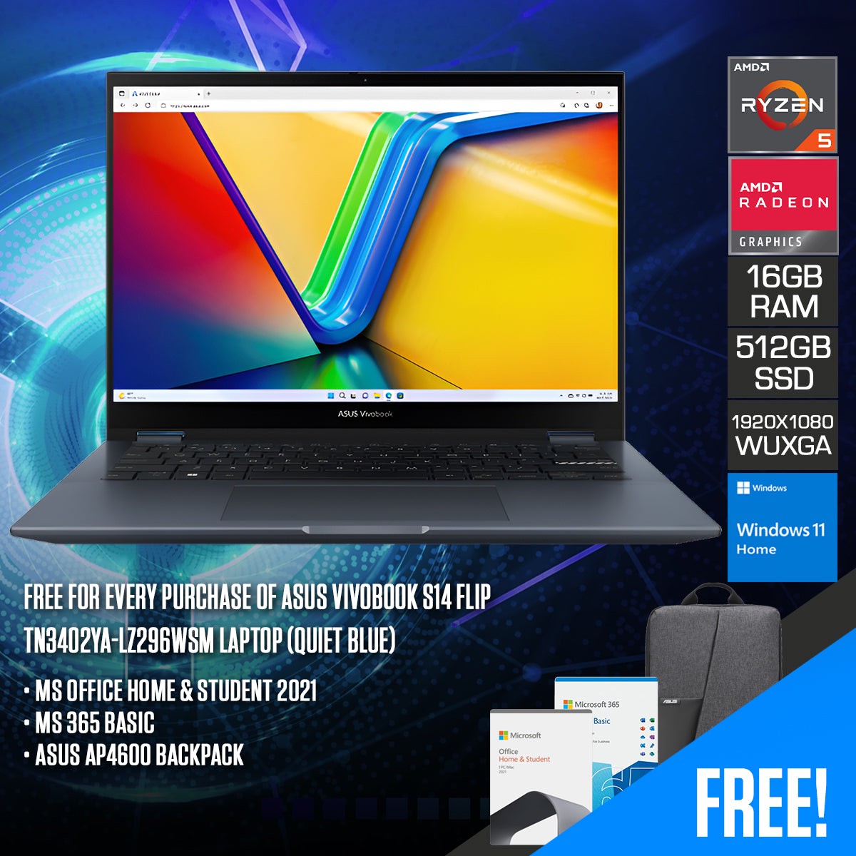 asus-vivobook-s14-flip-tn3402ya-lz296wsm-laptop-14-wuxga-ryzen-5-7430u-16gb-ram-512gb-ssd-amd-radeon-graphics-windows-11-home-ms-office-home-student-2021-microsoft-365-basic