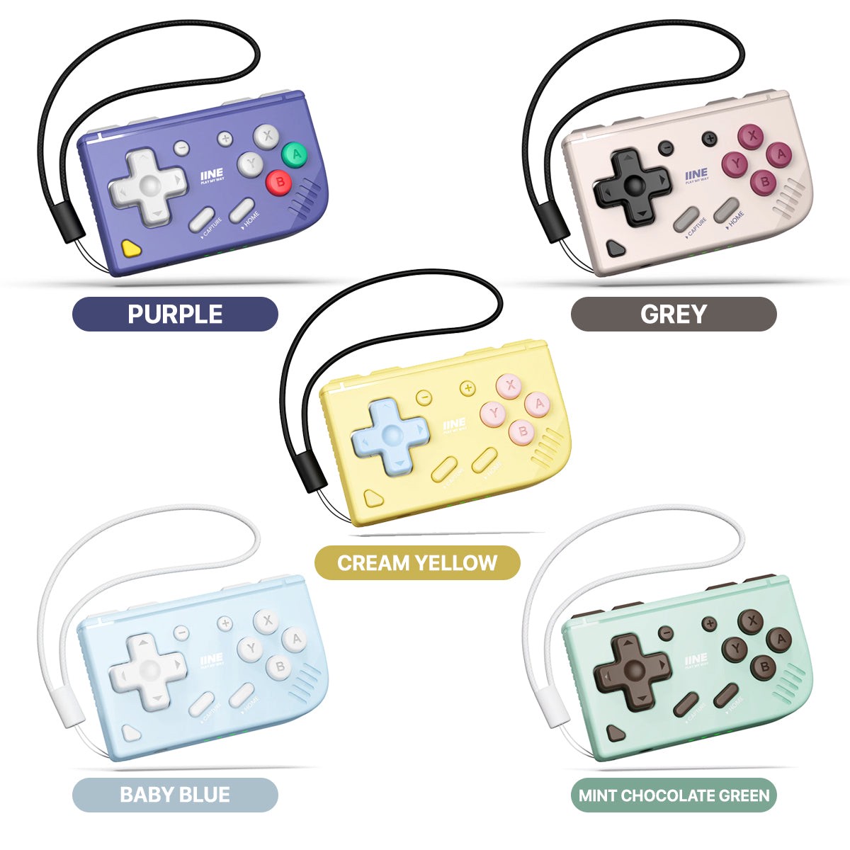 iine-mini-retro-ananke-gen-2-controller-for-nintendo-switch-pc-android-ios-cream-yellow-purple-grey-baby-blue-mint-chocolate-green-l1277-l1254-l1255-l1282-l1283