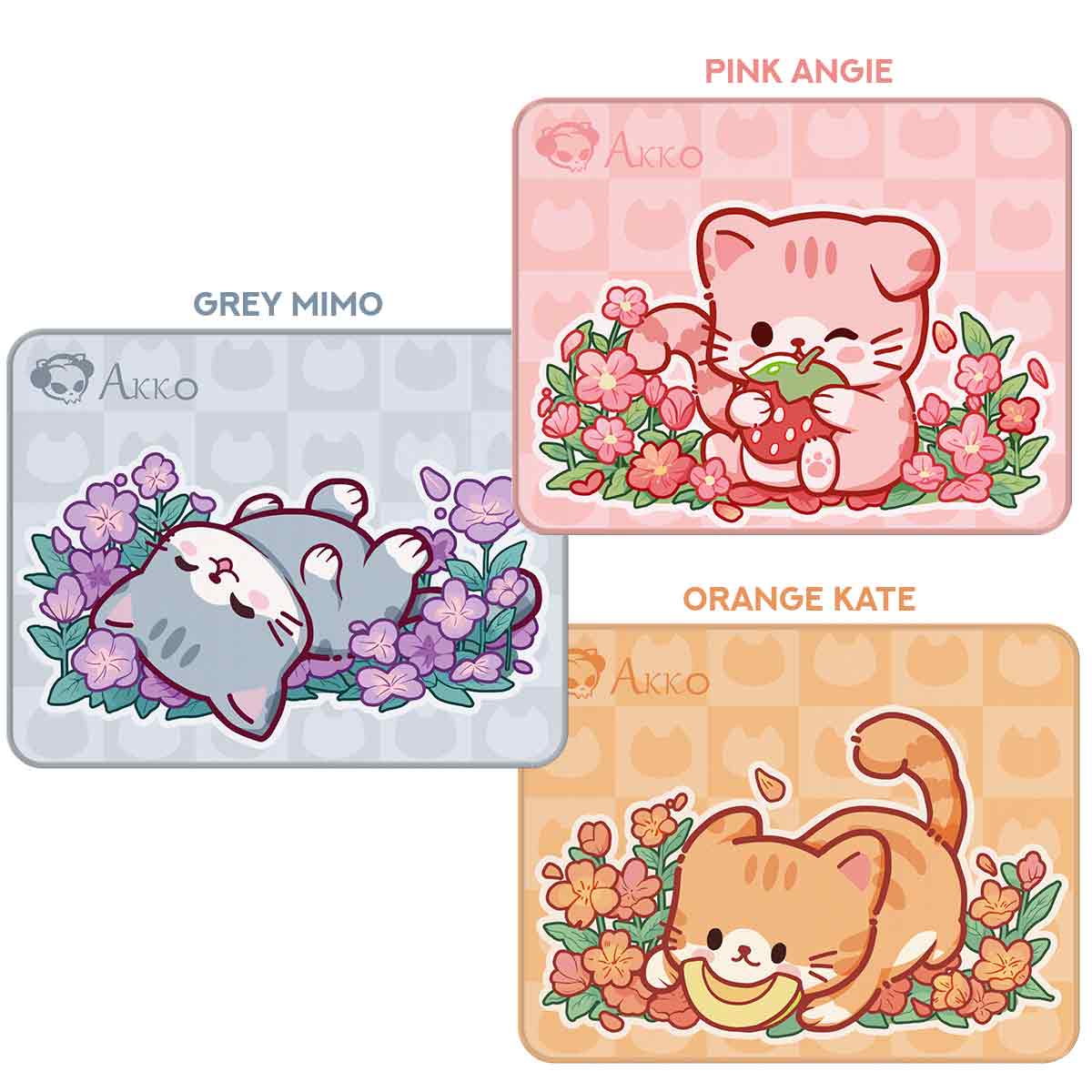 akko-cat-theme-mouse-pad-360x280mm-pink-angie-grey-mimo-orange-kate