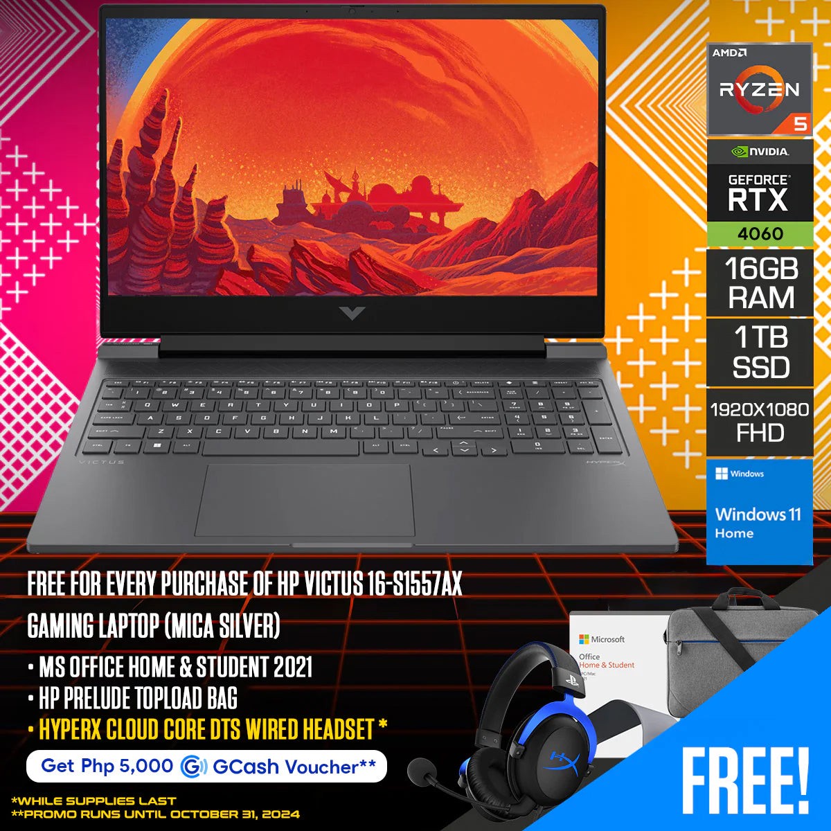 hp-victus-16-s1557ax-gaming-laptop-16-1-fhd-144hz-ips-ryzen-5-8640hs-16gb-ram-1tb-ssd-rtx-4060-windows-11-home-ms-office-home-student-2021-hp-prelude-topload-bag-with-free-hyperx