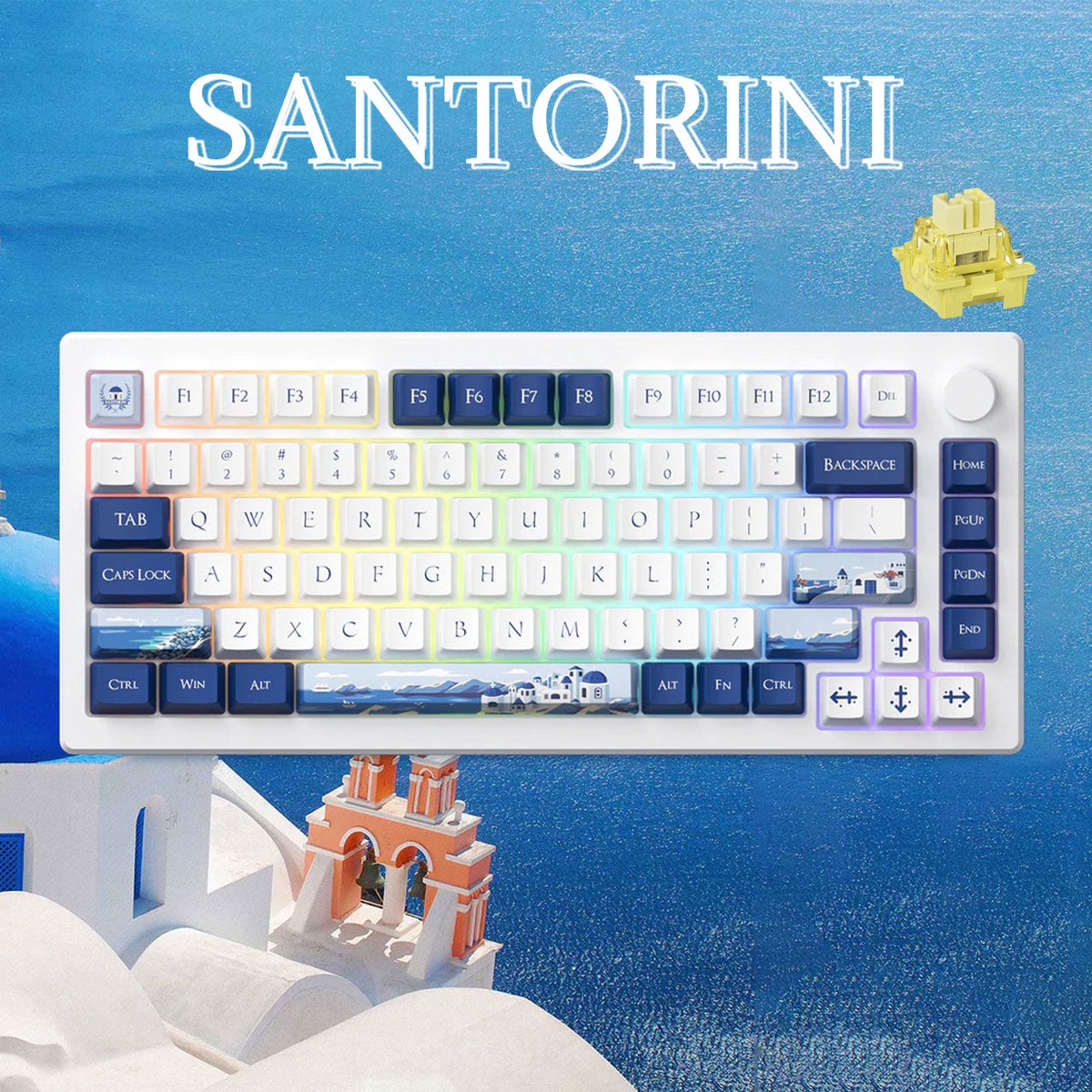 akko-mod-007b-he-pc-santorini-tri-mode-rgb-hot-swappable-mechanical-keyboard-akko-cream-yellow-magnetic-switch