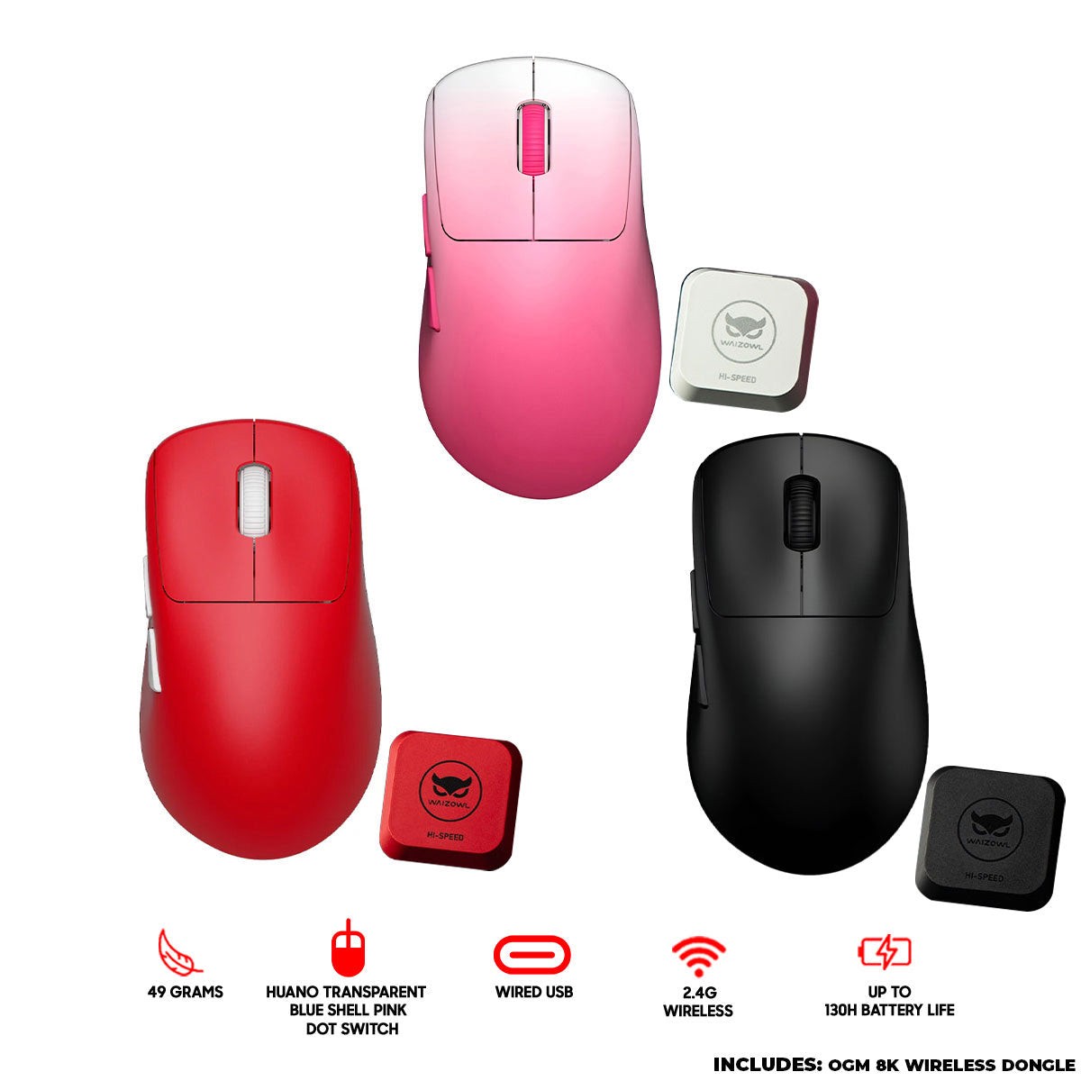 waizowl-ogm-pro-v2-wireless-ultralight-tri-mode-esports-mouse-black-red-pink