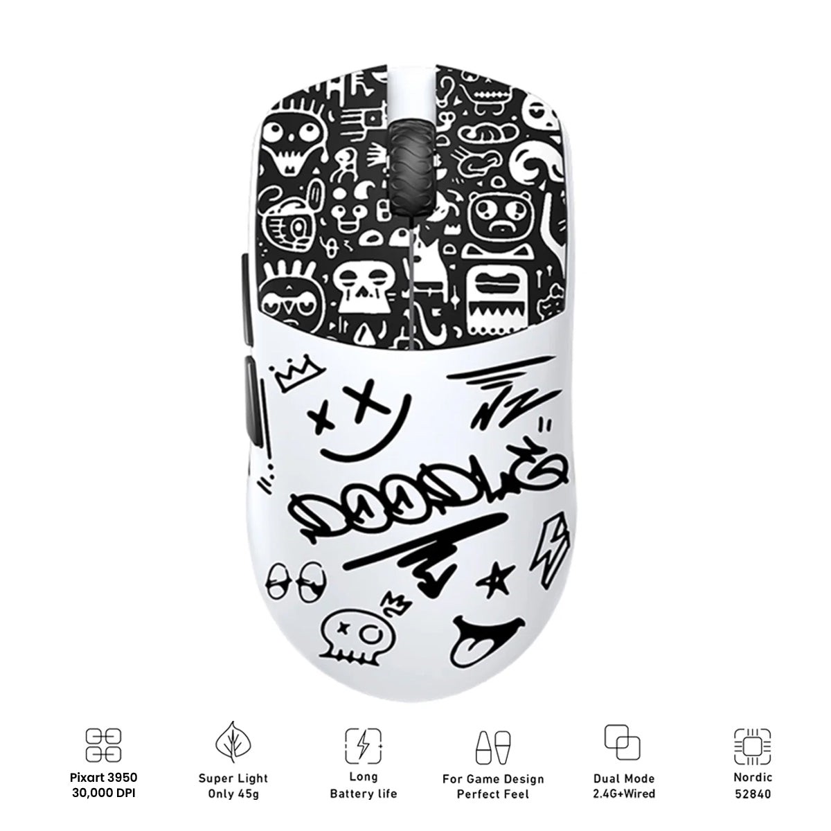 lamzu-maya-superlight-wireless-gaming-mouse-doodle-edition-white