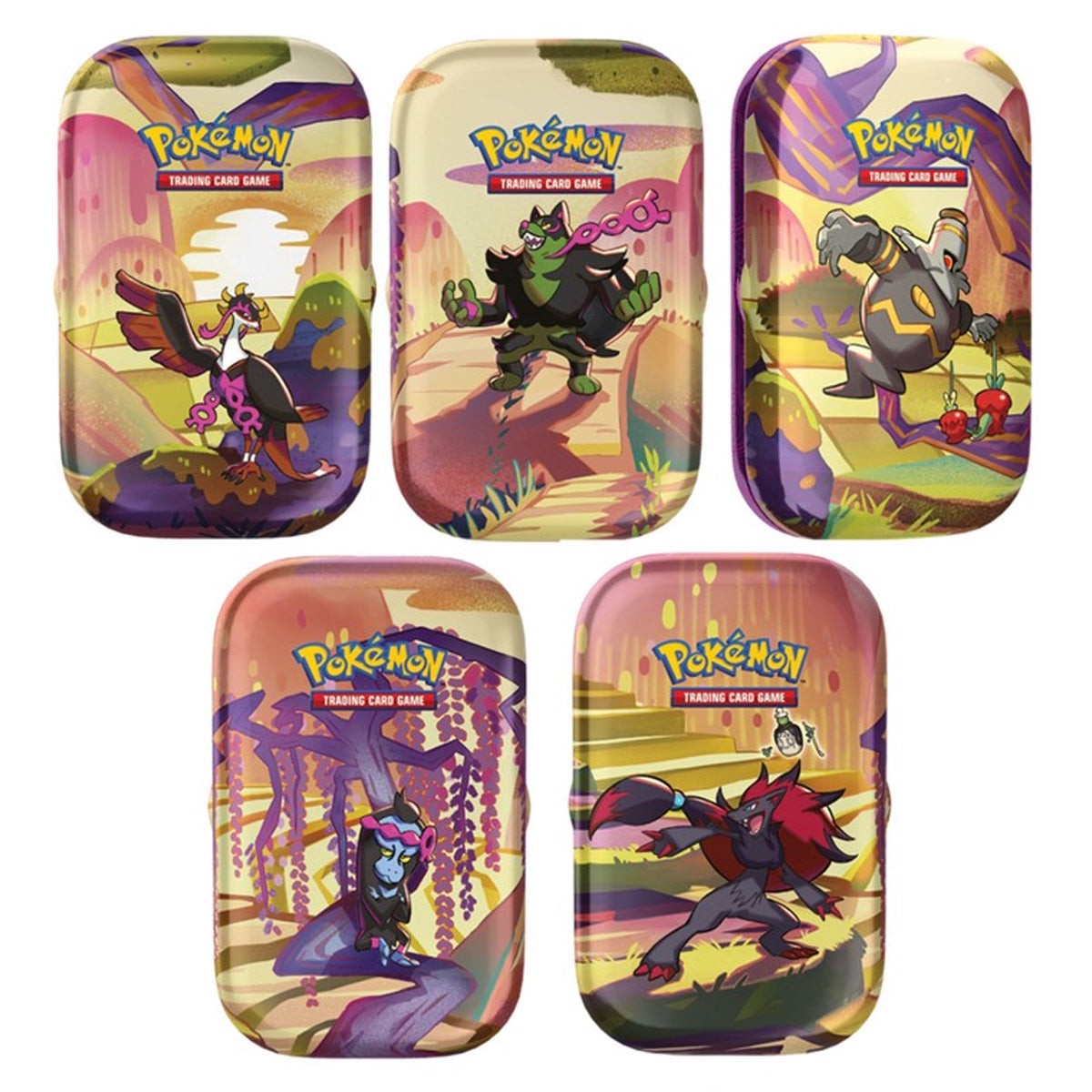 pokemon-tcg-sv6-5-scarlet-violet-shrouded-fable-mini-tin-210-85860-dusknoir-zoroark-okidogi-munkidori-fezandipiti