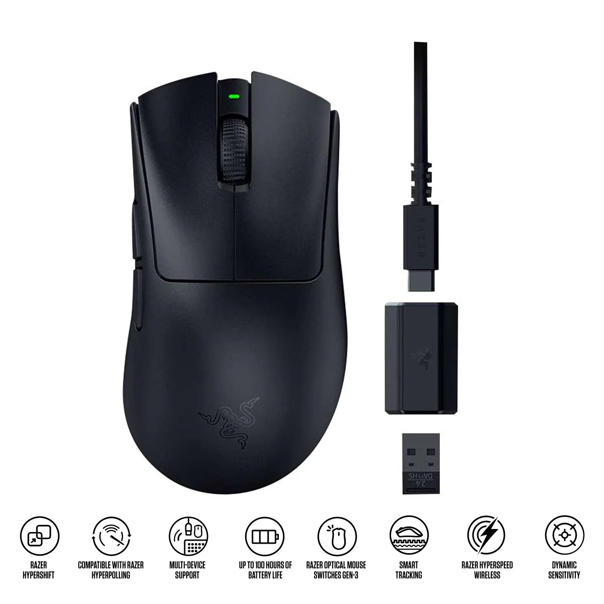 razer-deathadder-v3-hyperspeed-ultra-lightweight-wireless-ergonomic-esports-mouse-black