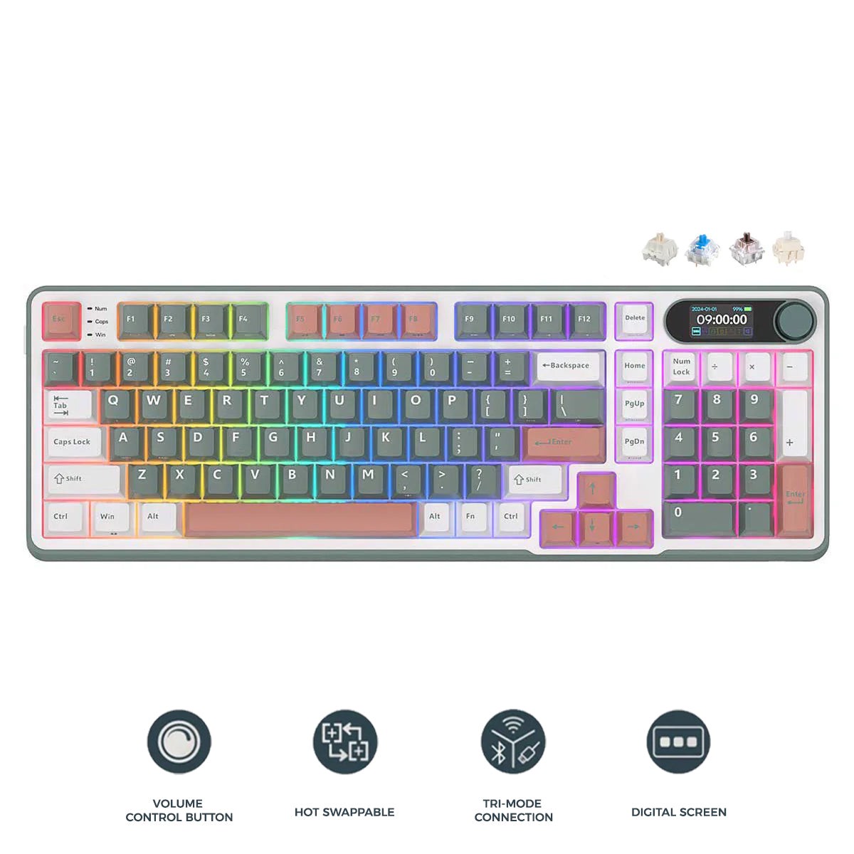 royal-kludge-rk-s98-tri-mode-rgb-98-keys-hot-swappable-mechanical-keyboard-camping-blue-switch-brown-switch-chartreuse-switch-beige-switch