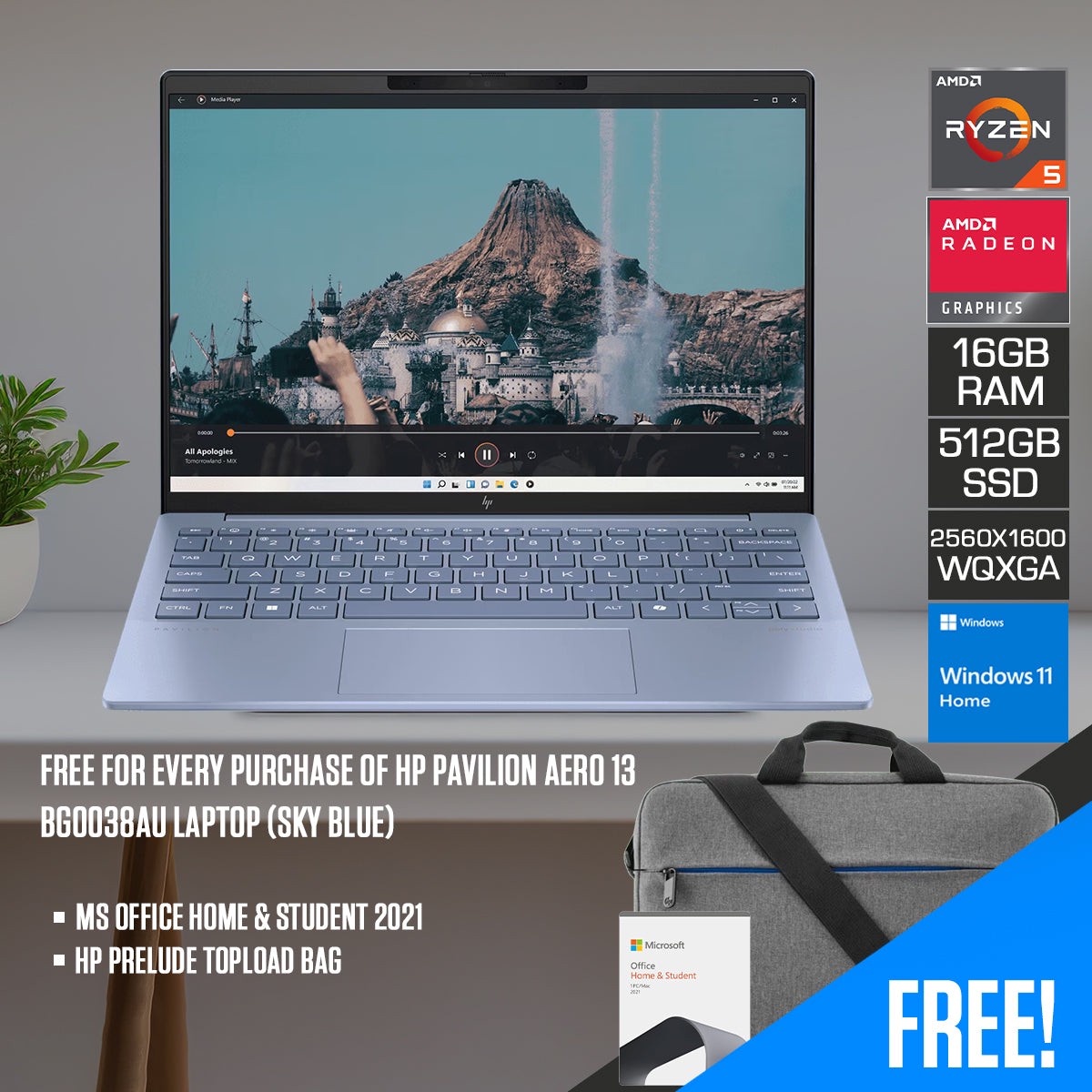 hp-pavilion-aero-13-bg0038au-laptop-13-3-wqxga-ips-ryzen-5-8640u-16gb-ram-512gb-ssd-amd-radeon-graphics-windows-11-home-ms-office-home-student-2021-hp-prelude-topload-bag
