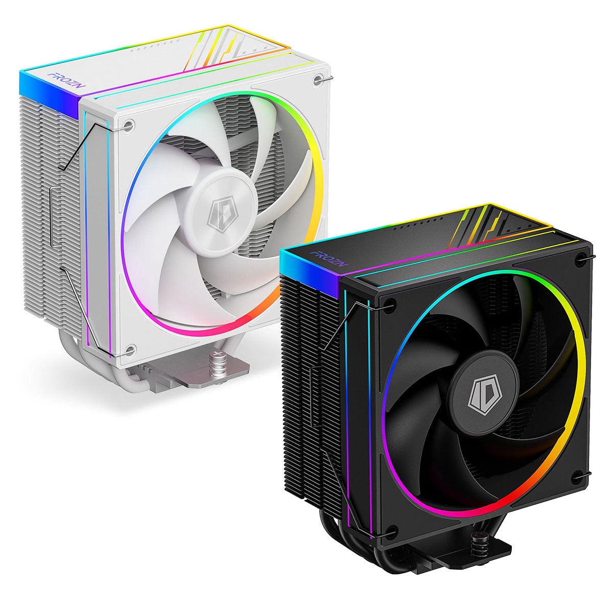 id-cooling-frozn-a410-argb-4-heatpipe-120mm-cpu-cooler-black-white