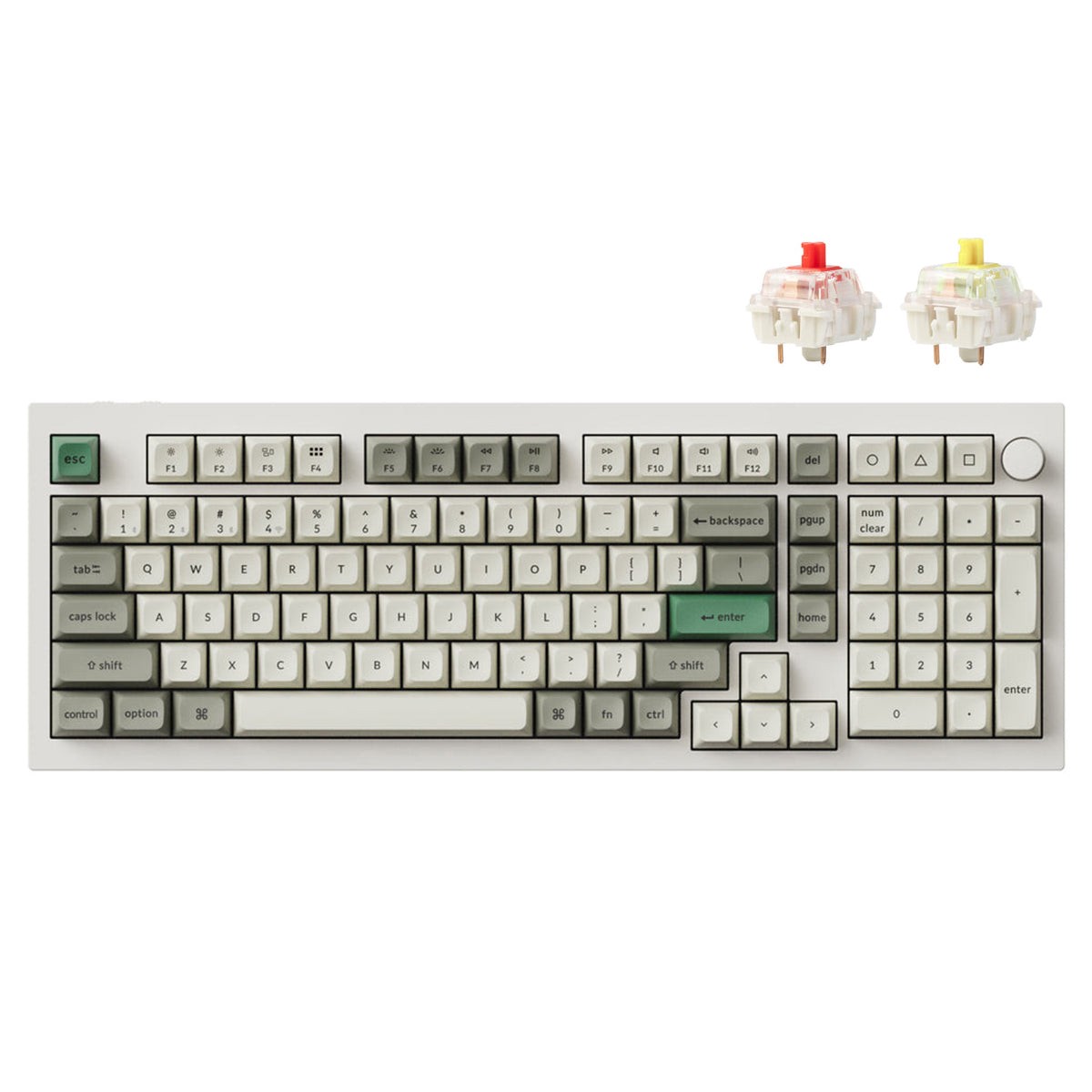 keychron-q5-max-qmk-via-fully-assembled-with-knob-rgb-backlit-hot-swappable-96-wireless-custom-mechanical-keyboard-shell-white-red-switch-banana-switch