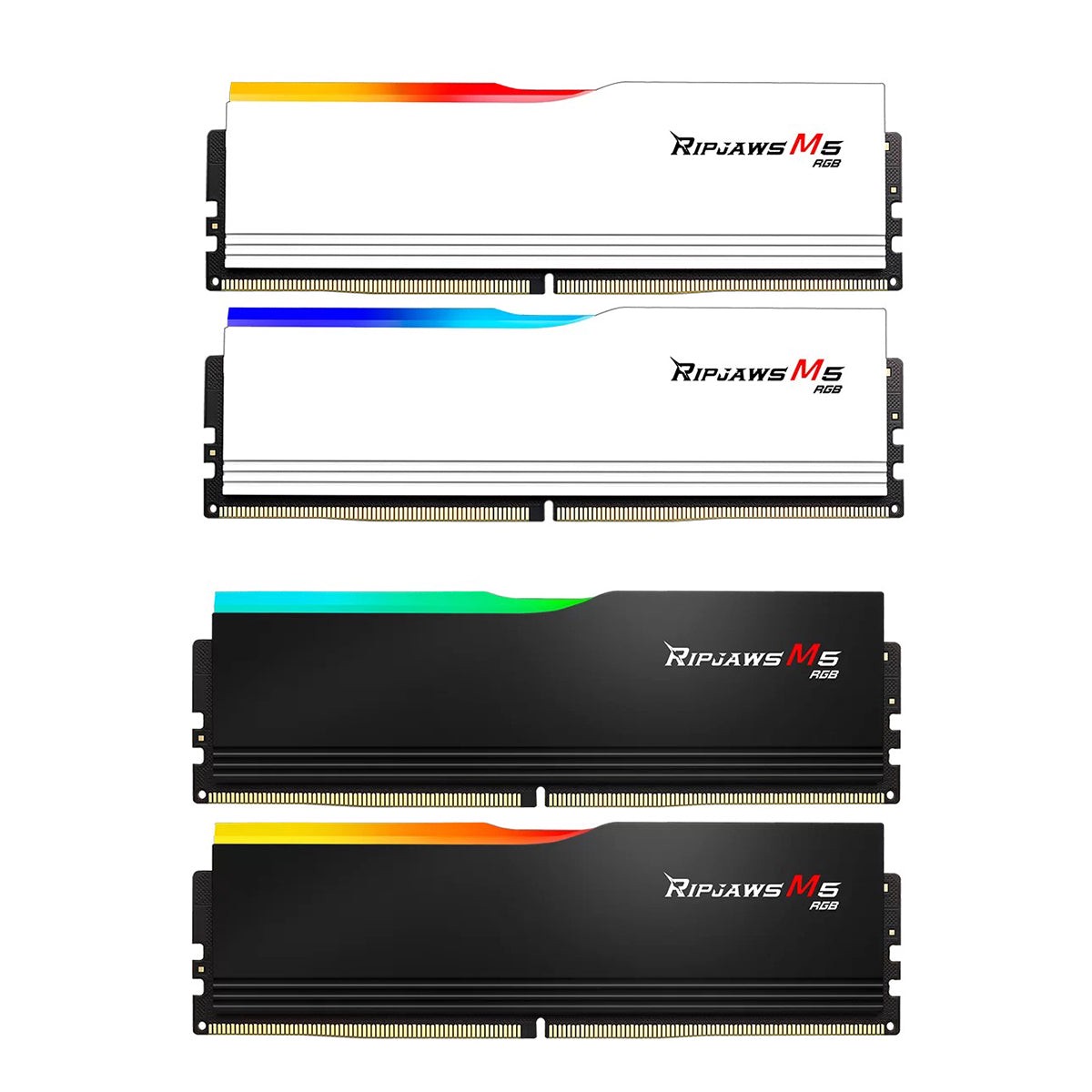 g-skill-ripjaws-m5-rgb-32gb-2x16gb-ddr5-5200mhz-cl40-40-40-83-1-10v-intel-xmp-desktop-memory-black-white