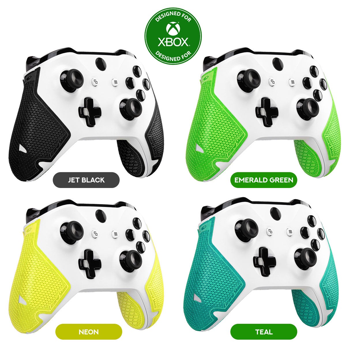 lizard-skins-durasoft-polymer-controller-grip-0-5mm-for-xbox-series-x-s-wireless-controller-jet-black-emerald-green-neon-teal