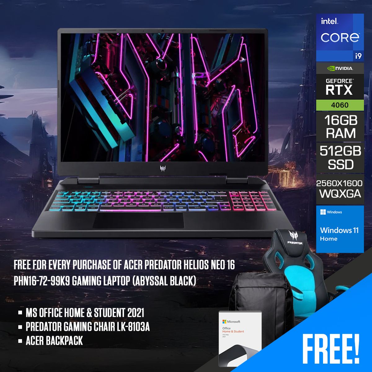 acer-predator-helios-neo-16-phn16-72-99k9-gaming-laptop-16-wqxga-ips-165hz-i9-14900hx-16gb-ram-512gb-ssd-rtx-4060-windows-11-home-ms-office-home-student-2021-acer-backpack