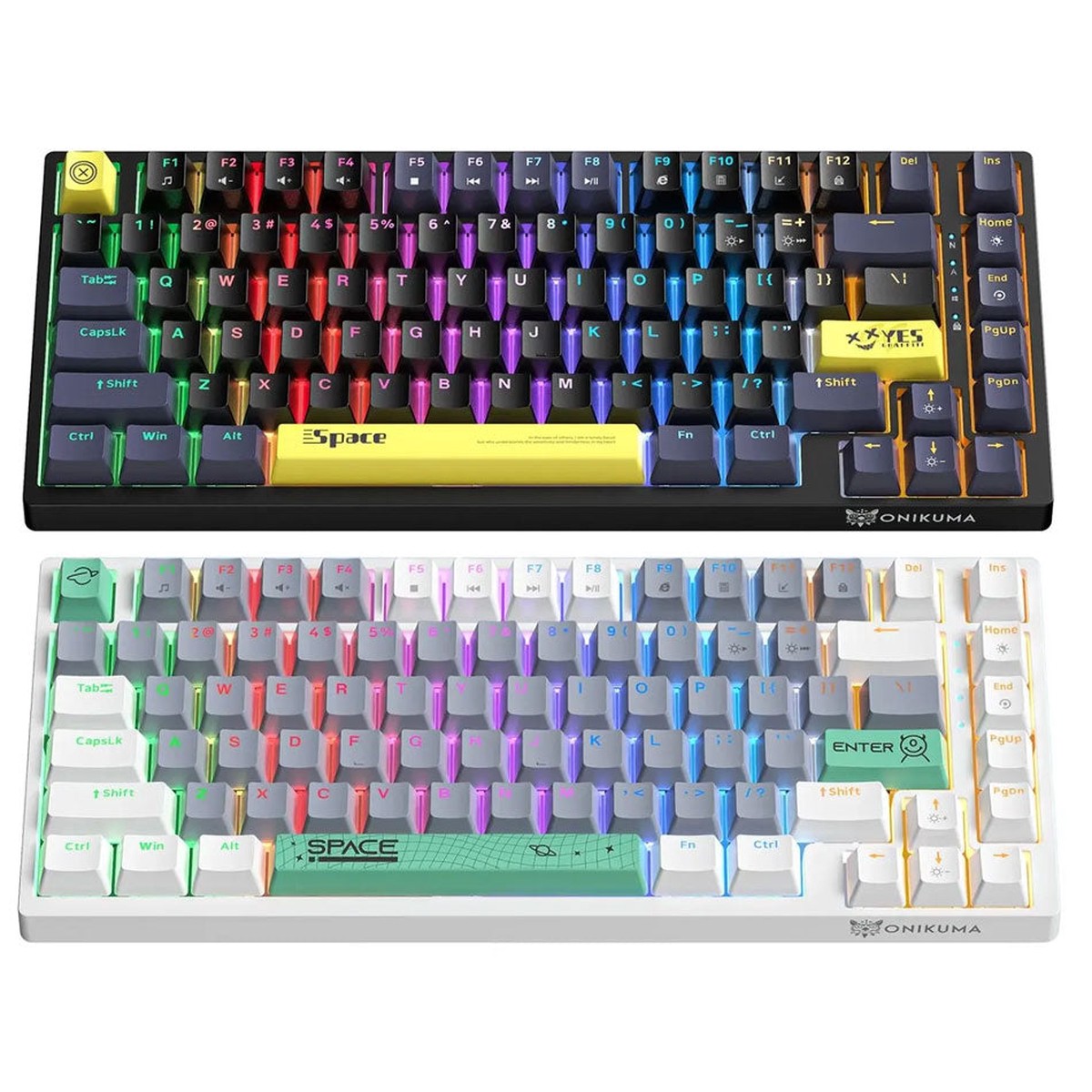 onikuma-g52-space-rgb-82-keys-wired-mechanical-gaming-keyboard-tea-axis-black-white
