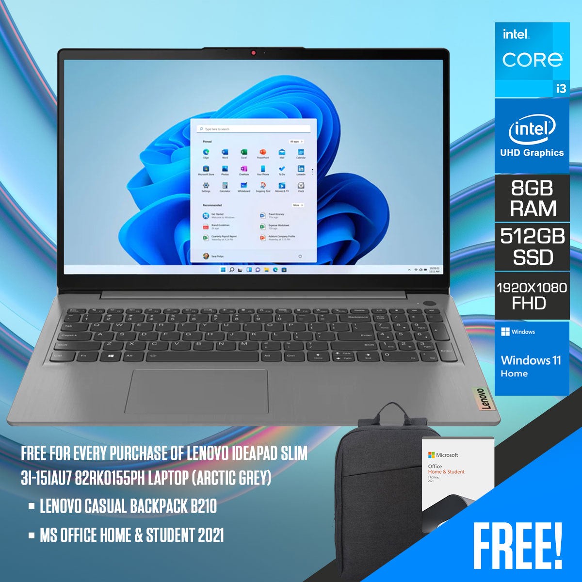 lenovo-ideapad-slim-3i-15iau7-82rk0155ph-laptop-15-6-fhd-i3-1215u-8gb-ram-512gb-ssd-intel-integrated-graphics-windows-11-home-ms-office-home-student-2021-lenovo-casual-backpack