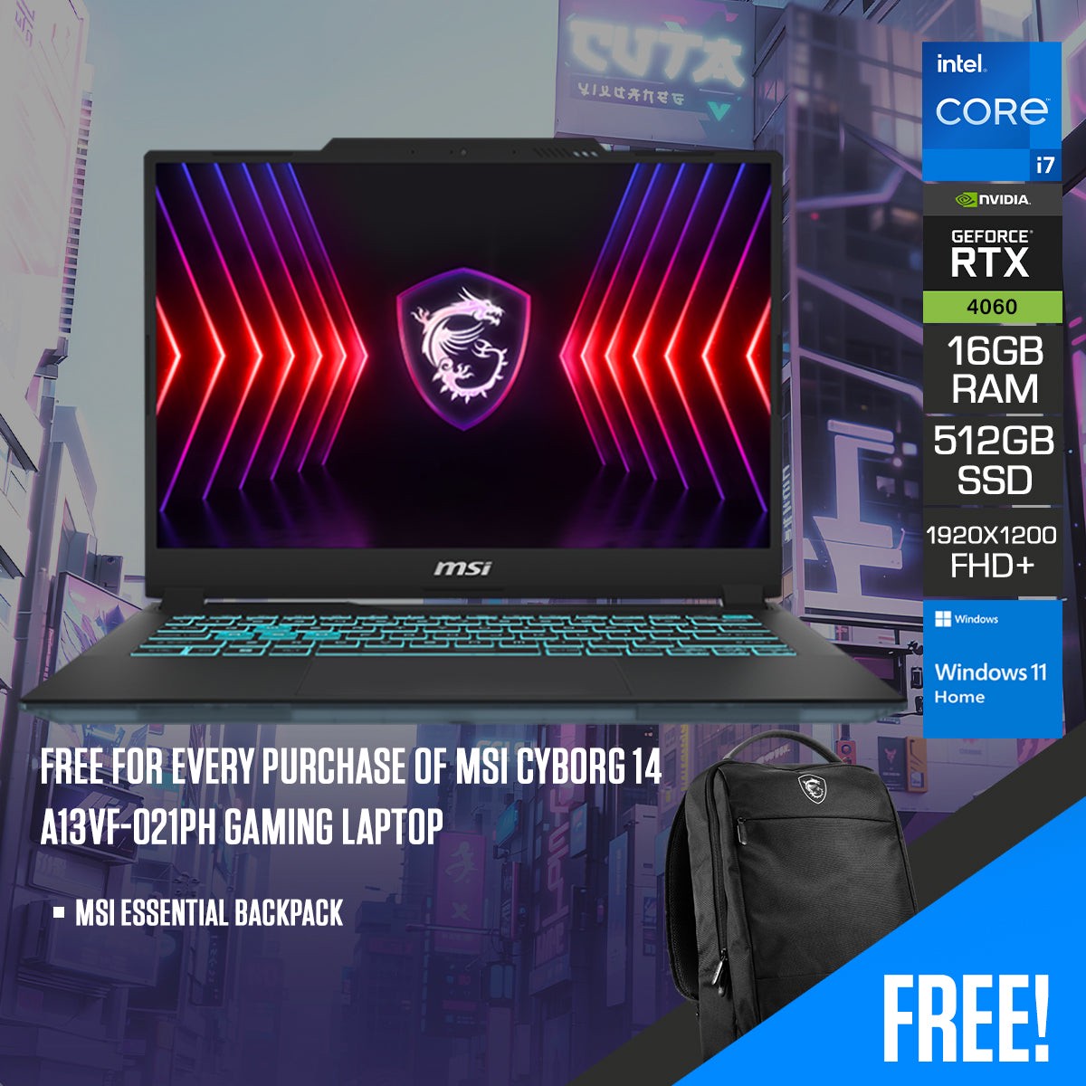 msi-cyborg-14-a13vf-021ph-gaming-laptop-14-fhd-1920x1200-144hz-i7-13620h-16gb-ram-512gb-ssd-rtx-4060-windows-11-home-msi-essential-backpack