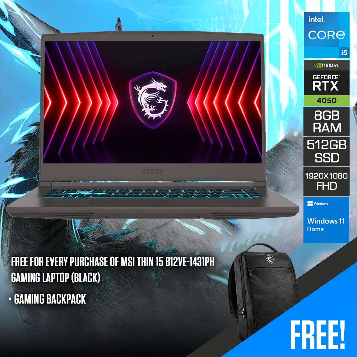msi-thin-15-b12ve-1431ph-laptop-black-15-6-fhd-1920x1080-144hz-ips-i5-12450h-8gb-ram-512gb-ssd-rtx-4050-windows-11-gaming-backpack