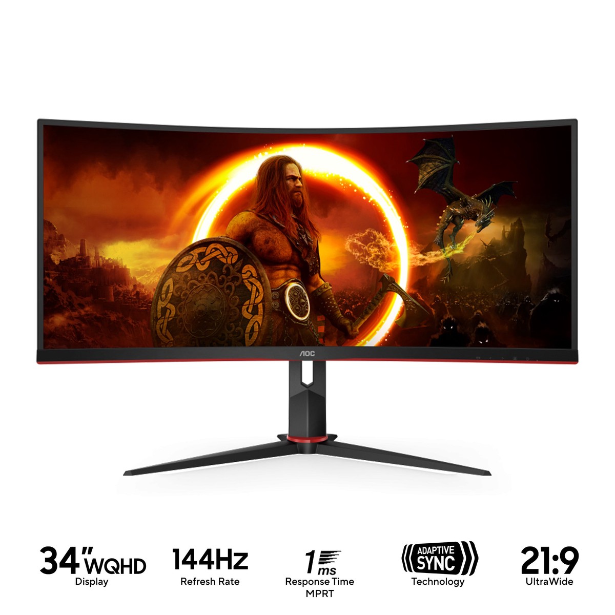 aoc-cu34g2x-71-34-wqhd-3440x1440-144hz-1ms-mprt-wide-view-adaptive-sync-gaming-monitor-black-red
