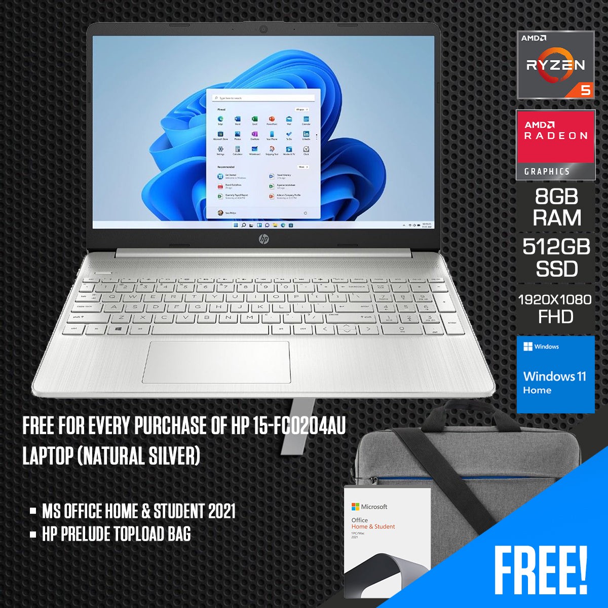 hp-15-fc0204au-laptop-natural-silver-15-6-fhd-1920x1080-r5-7520u-8gb-ram-512gb-ssd-amd-radeon-graphics-windows-11-home-ms-office-home-student-2021-hp-travel-backpack