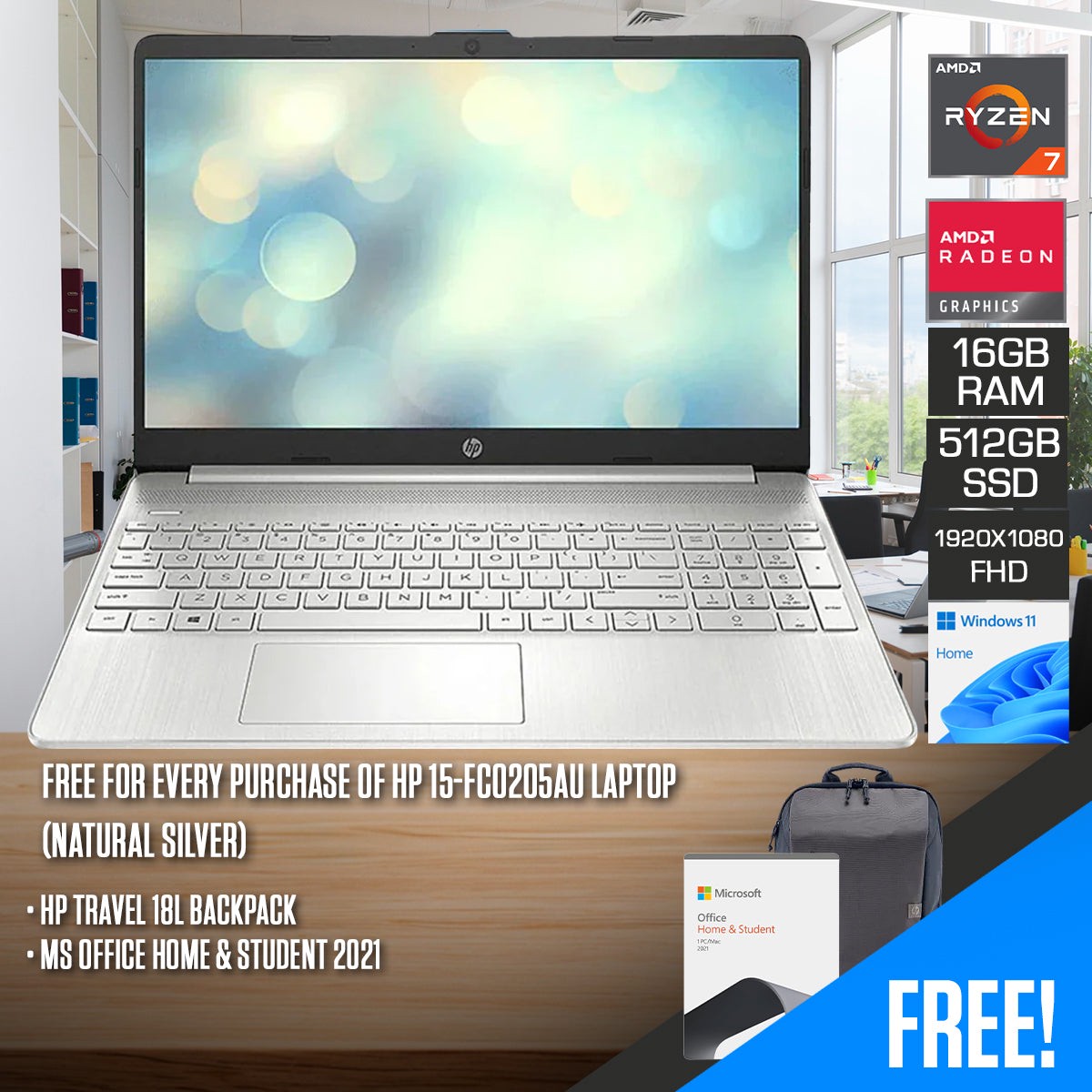 hp-15-fc0205au-laptop-natural-silver-15-6-fhd-1920x1080-r7-7730u-16gb-ram-512gb-ssd-amd-radeon-graphics-windows-11-home-ms-office-home-student-2021-hp-travel-18l-backpack