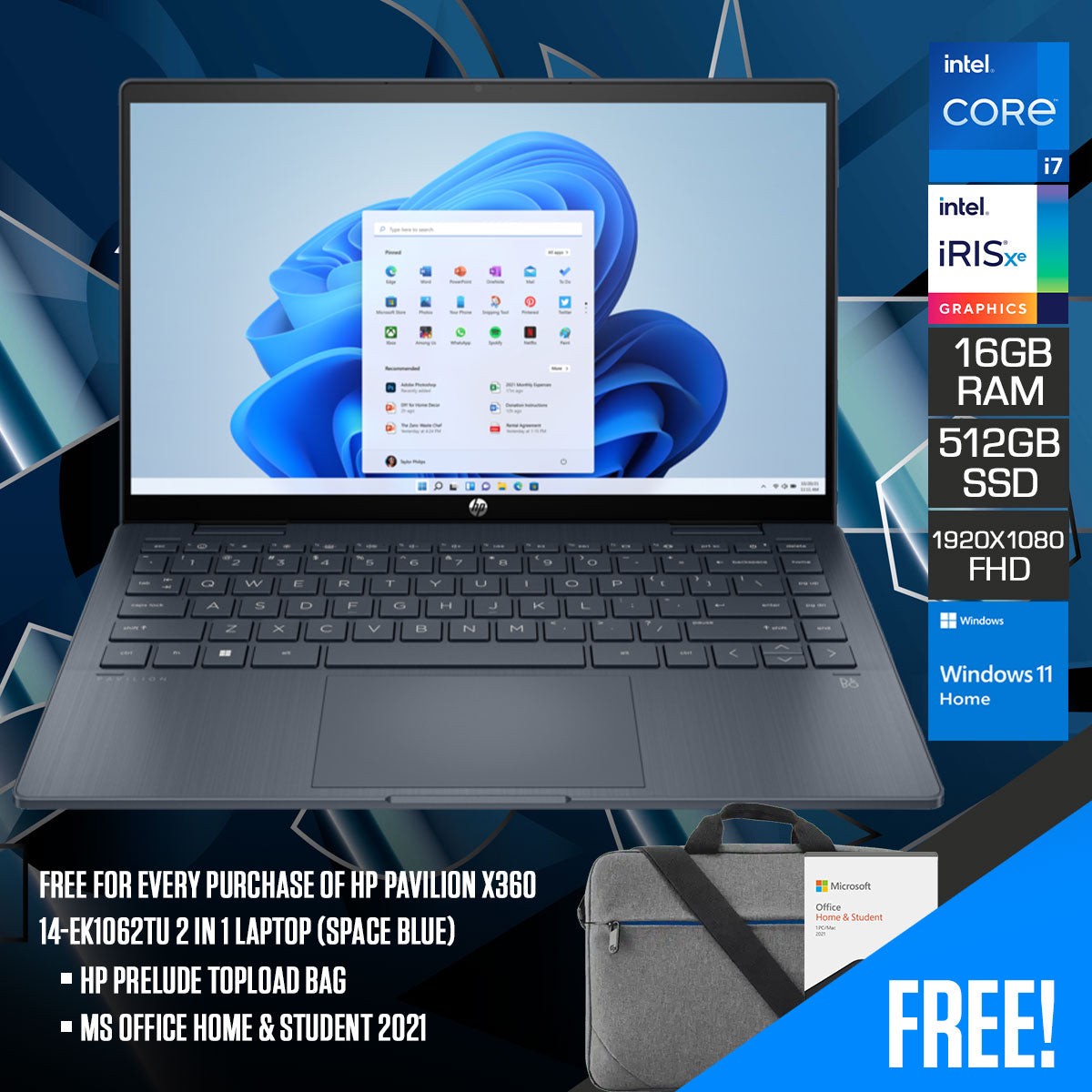 hp-pavilion-x360-14-ek1062tu-2-in-1-laptop-space-blue-14-0-fhd-ips-i7-1355u-16gb-ram-512-ssd-intel-iris-xe-windows-11-home-ms-office-home-student-2021-hp-prelude-topload-bag