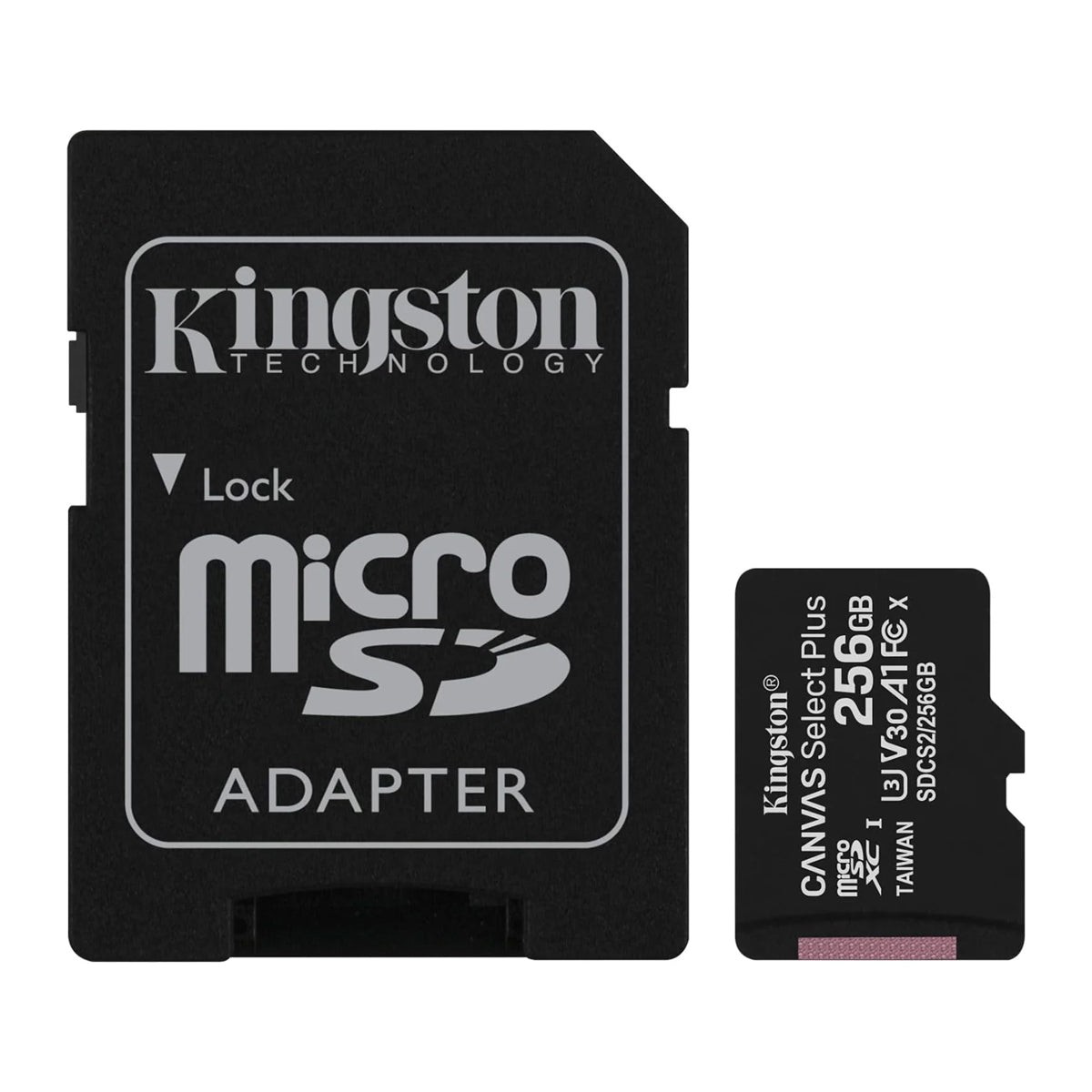 kingston-canvas-select-plus-256gb-100mb-s-micro-sd-memory-card-with-android-a1-performance-class-sdcs2-256gb