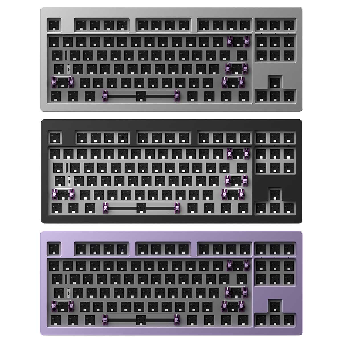 monsgeek-m3w-diy-kit-aluminum-case-multi-modes-rgb-hot-swappable-mechanical-keyboard-silver-black-purple