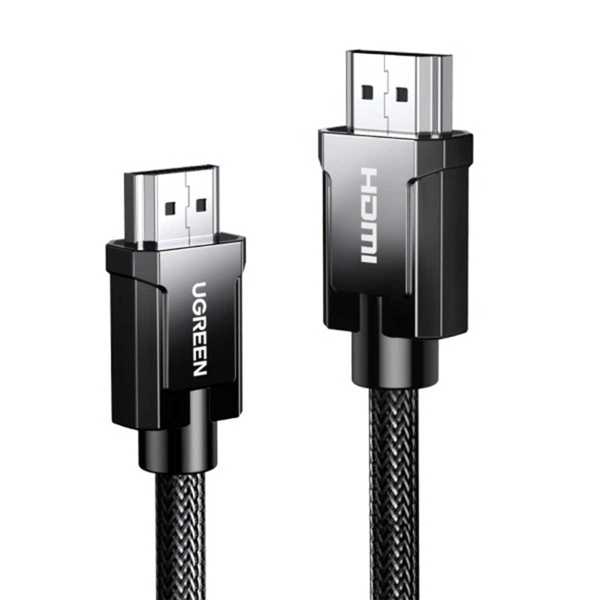 ugreen-8k-hdmi-2-1-male-to-male-round-cable-with-braided-2m-grey-hd135-70321