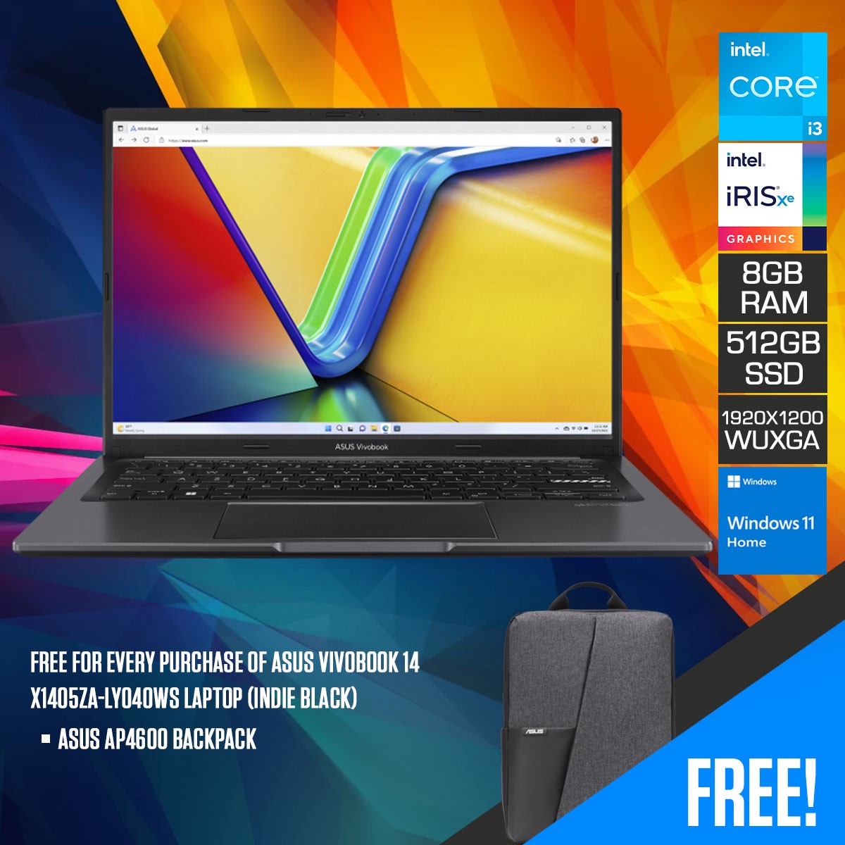 asus-vivobook-14-x1405za-ly040ws-laptop-indie-black-14-wuxga-1920x1200-i3-1215u-8gb-ram-512gb-ssd-intel-iris-xe-graphics-windows-11-home-asus-ap4600-backpack