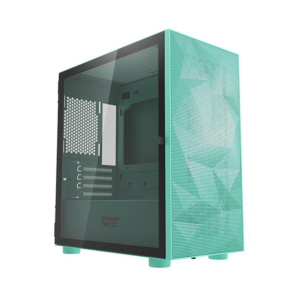 darkflash-dlm-21-mesh-matx-pc-gaming-case-neo-mint
