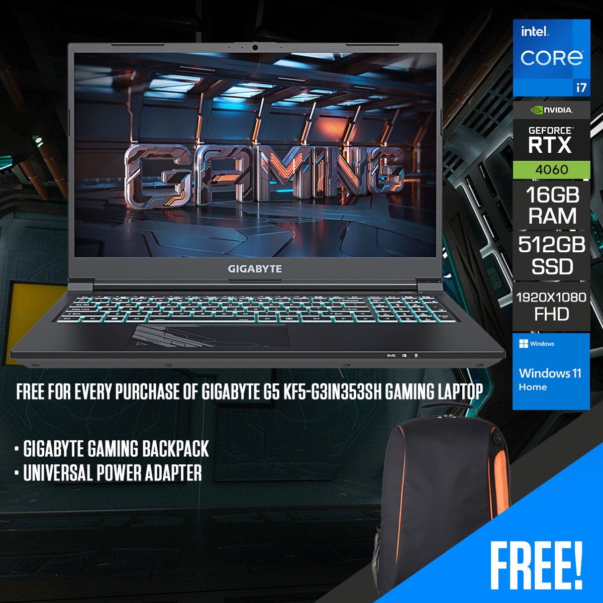 gigabyte-g5-kf5-g3in353sh-gaming-laptop-15-6-1920x1080-fhd-144hz-i7-12650h-16gb-ram-512gb-ssd-rtx-4060-windows-11-home-gigabyte-gaming-backpack-universal-power-adapter