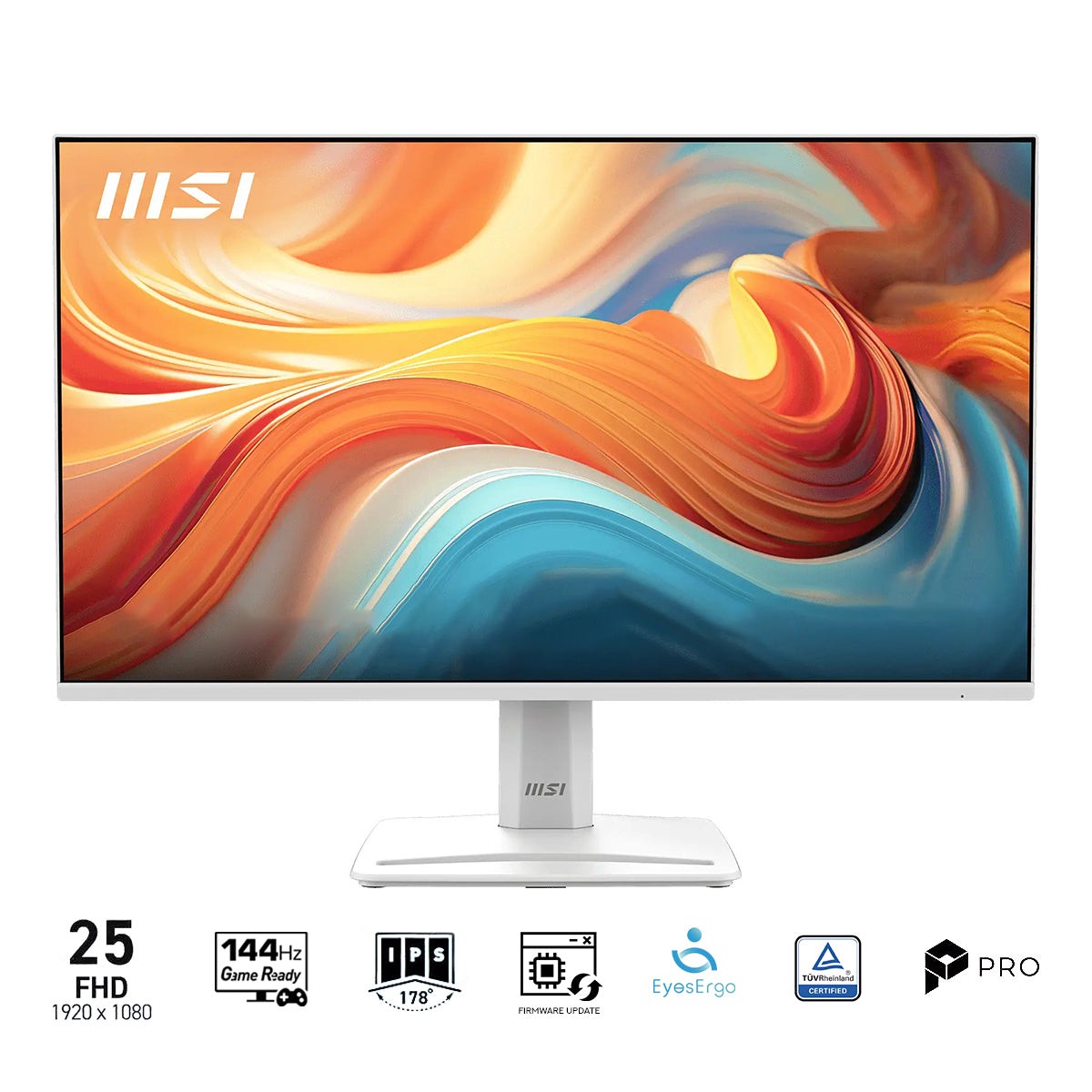 msi-pro-mp251w-e14a-24-5-fhd-1920x1080-144hz-1ms-mprt-4ms-gtg-ips-business-productivity-monitor-with-tilt-adjustment-white