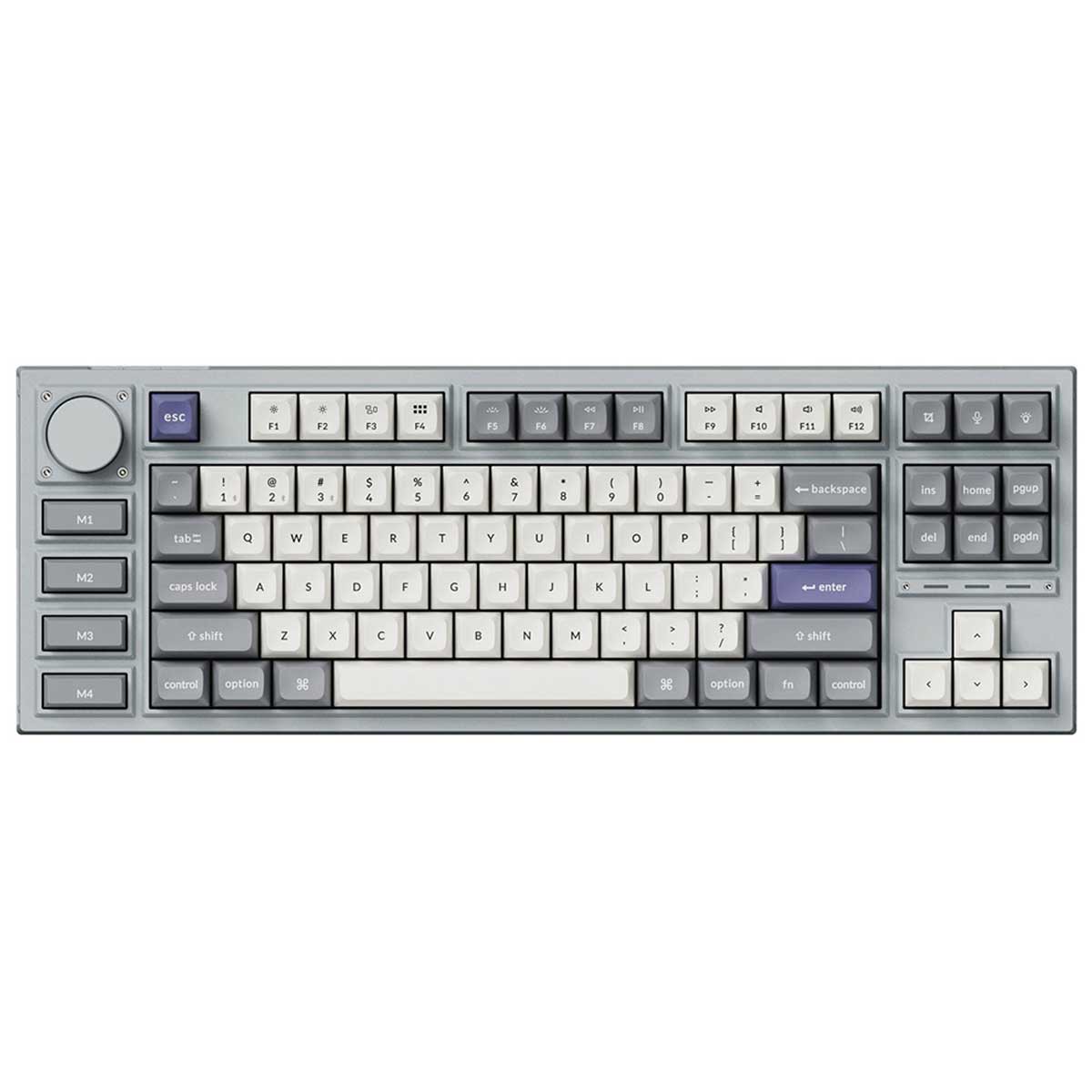 keychron-q3-pro-qmk-via-tkl-fully-assembled-knob-special-ed-hot-swappable-rgb-backlit-custom-wireless-mechanical-keyboard-silver-grey