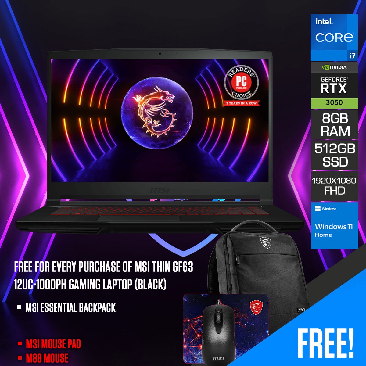 msi-thin-gf63-12uc-1000ph-gaming-laptop-black-15-6-fhd-1920x1080-i7-12650h-8gb-ram-512gb-ssd-rtx-3050-windows-11-home-msi-essential-backpack