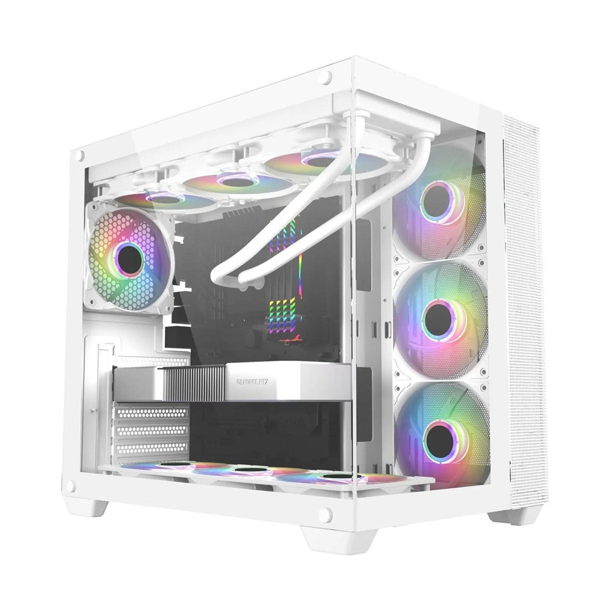 frontier-trendsonic-igloo-ig30a-dual-chamber-gaming-atx-case-white