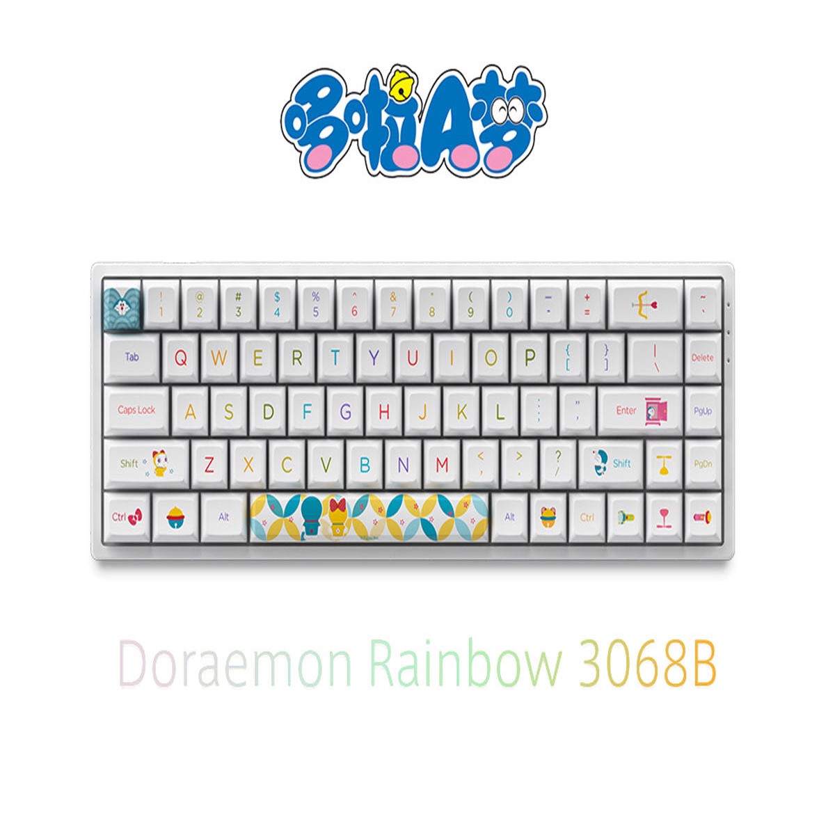 akko-doraemon-rainbow-3068b-multi-modes-rgb-hot-swappable-mechanical-keyboard-akko-cs-jelly-purple