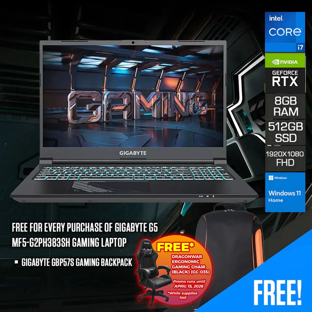 gigabyte-g5-mf5-g2ph383sh-gaming-laptop-15-6-fhd-1920x1080-144hz-i7-12650h-8gb-ram-512gb-rtx-4050-windows-11-home-gigabyte-gbp57s-gaming-backpack