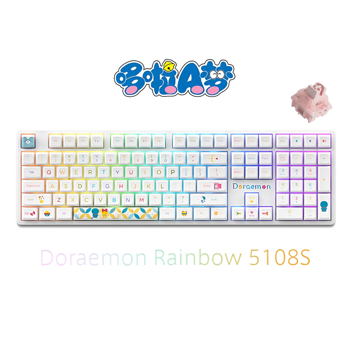 akko-doraemon-rainbow-5108s-rgb-wired-mechanical-keyboard-akko-cs-sakura