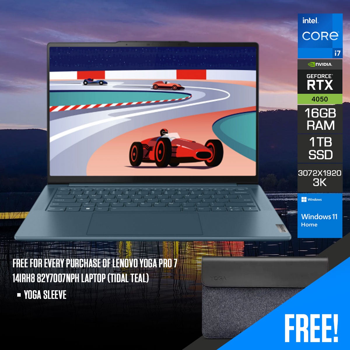 lenovo-yoga-pro-7-14irh8-82y7007nph-laptop-tidal-teal-14-5-3k-3072x1920-i7-13700h-16gb-ram-1tb-ssd-rtx-4050-windows-11-home-ms-office-home-student-2021-yoga-sleeve