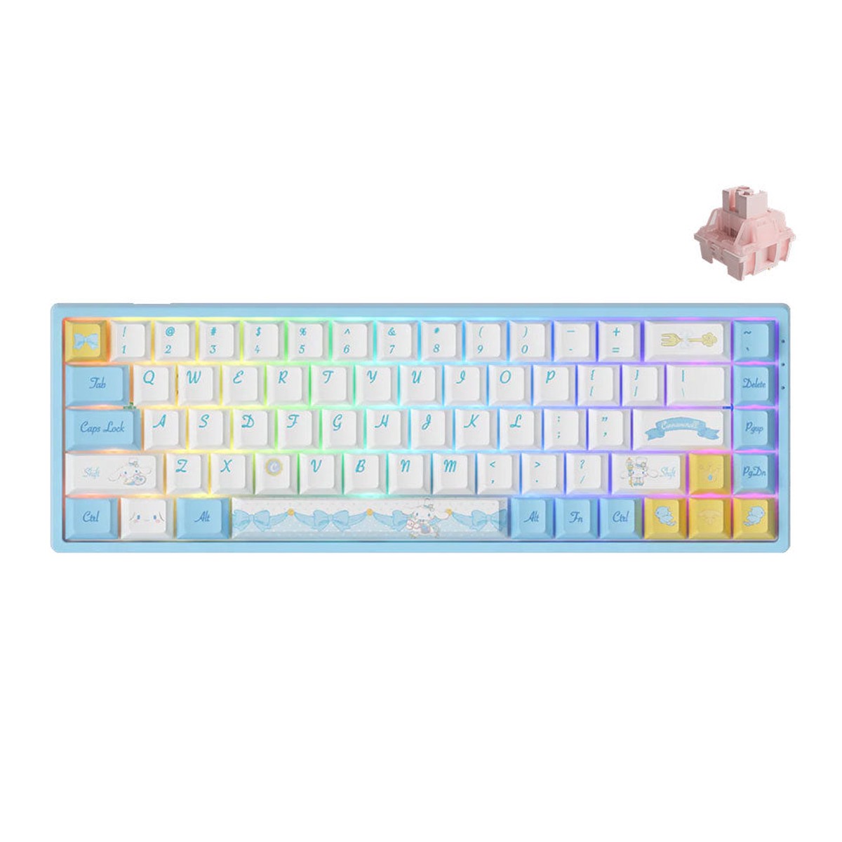 akko-cinnamoroll-3068b-plus-multi-modes-rgb-hot-swappable-mechanical-keyboard-akko-cs-jelly-pink