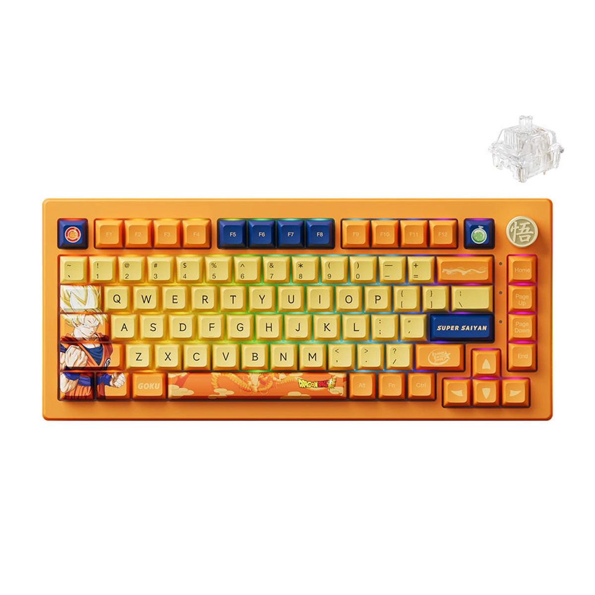 akko-dragon-ball-super-goku-5075b-plus-multi-modes-rgb-hot-swappable-mechanical-keyboard-akko-cs-crystal