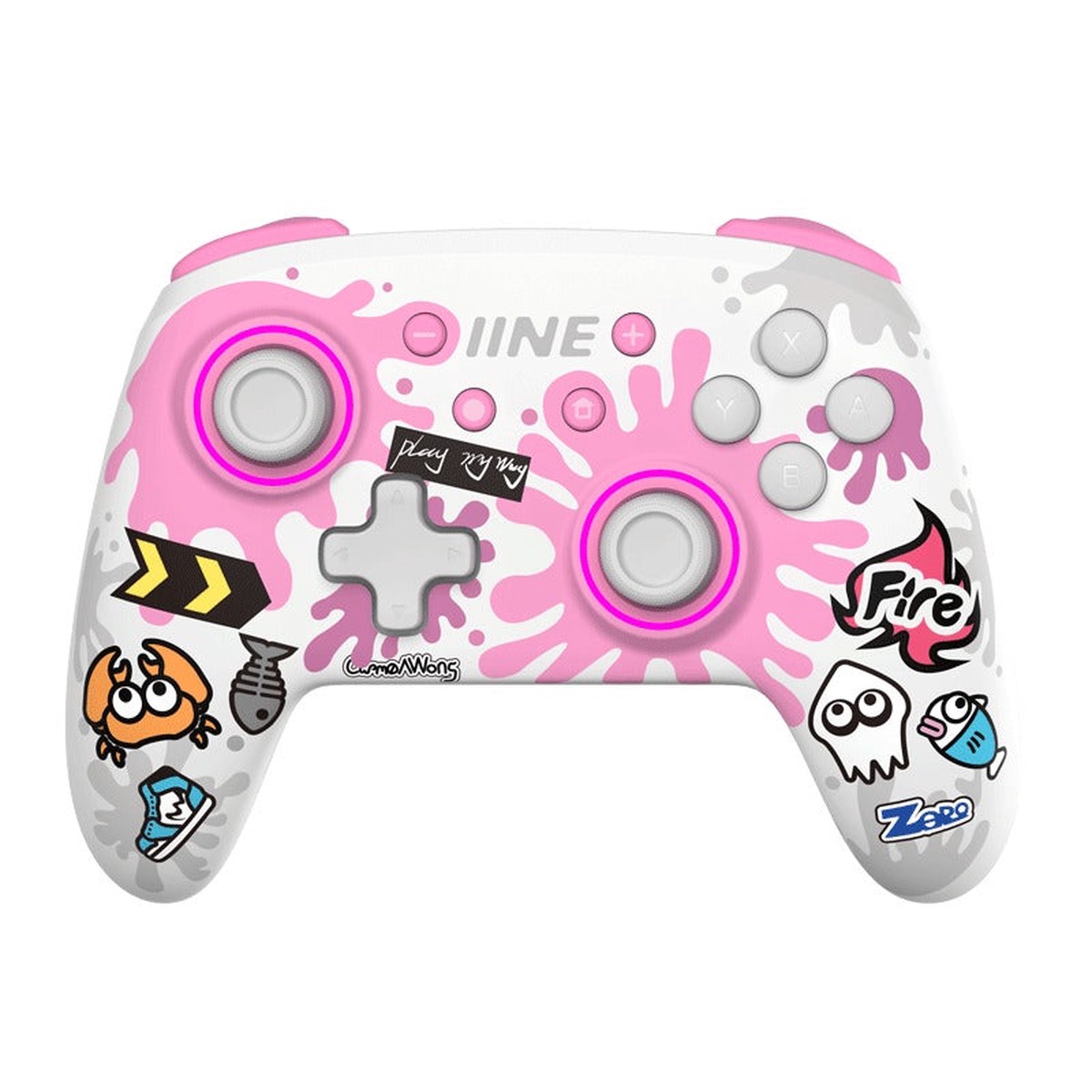 iine-switch-controller-nfc-pink-white-l708
