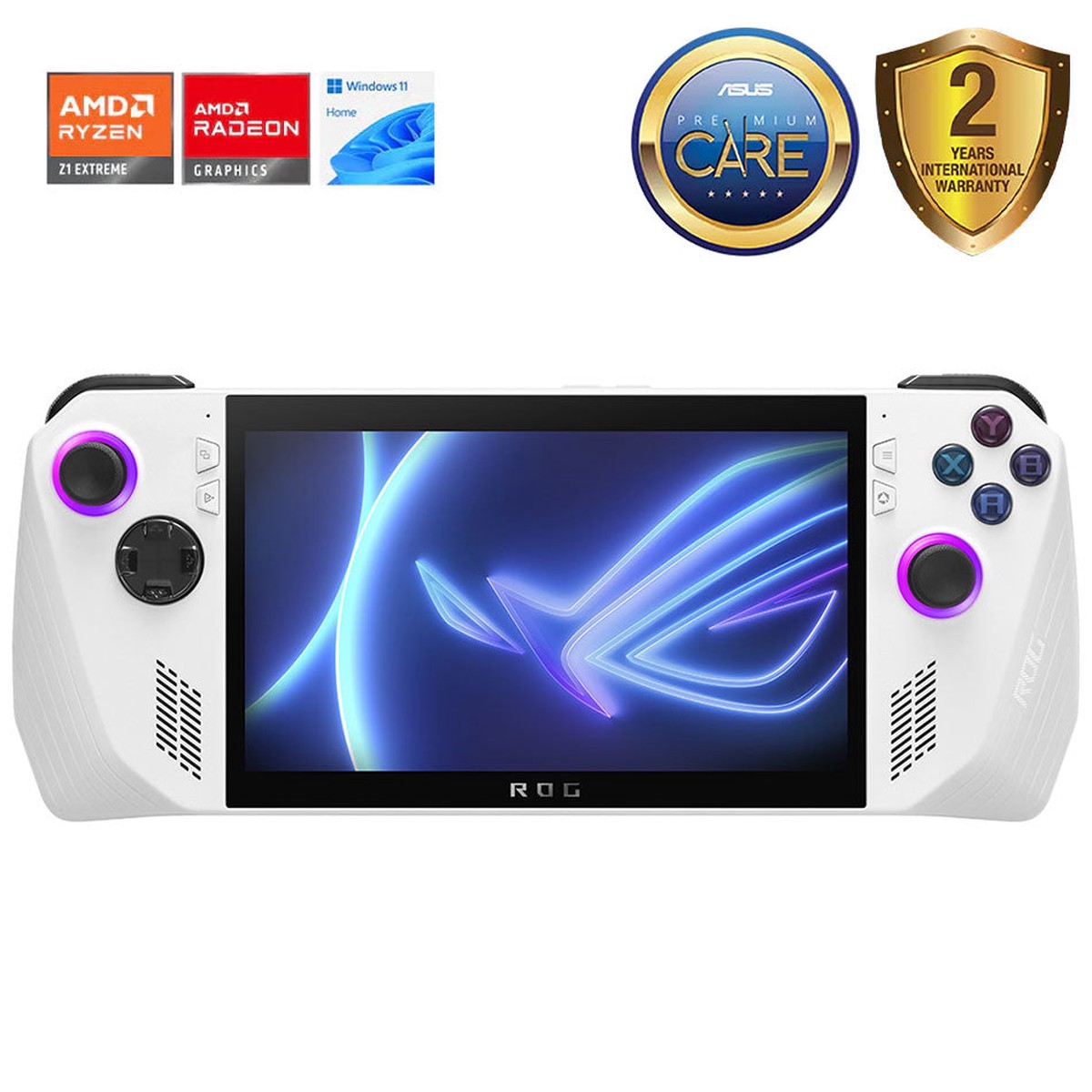 asus-rog-ally-amd-ryzen-z1-extreme-16gb-ram-512gb-ssd-7-touch-screen-fhd-120hz-gaming-handheld-console-white-rc71l-nh001w-with-asus-rog-ally-2-year-official-warranty