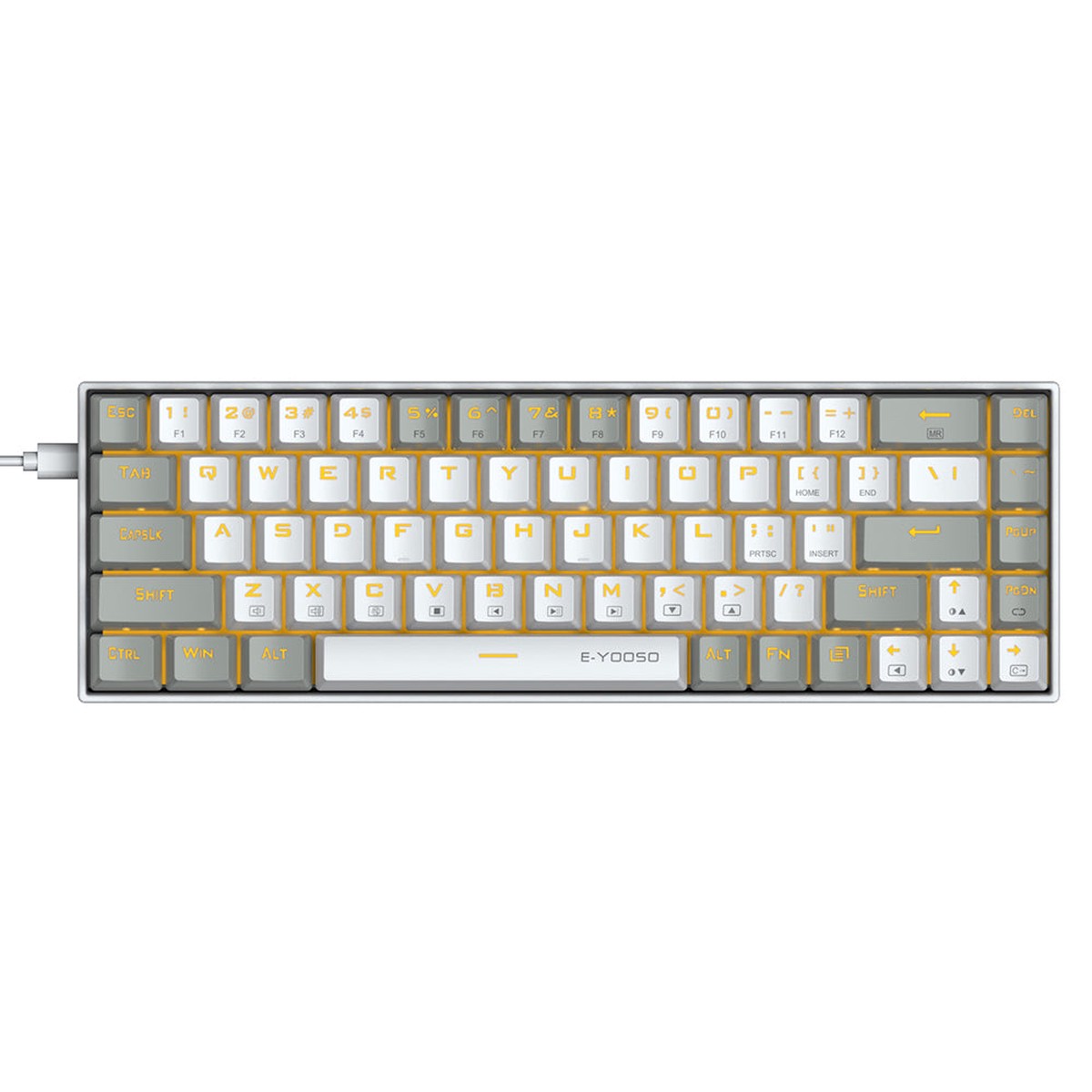 e-yooso-z-686-yellow-single-light-68-keys-hot-swappable-wired-mechanical-keyboard-white-grey
